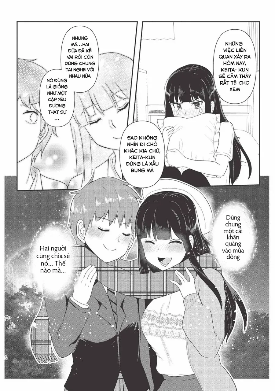 Dokuzetsu Shoujo Wa Amanojaku ~Kabegoshi Nara Sunao Ni Sukitte Ierumon!~ Chapter 5 - Trang 21