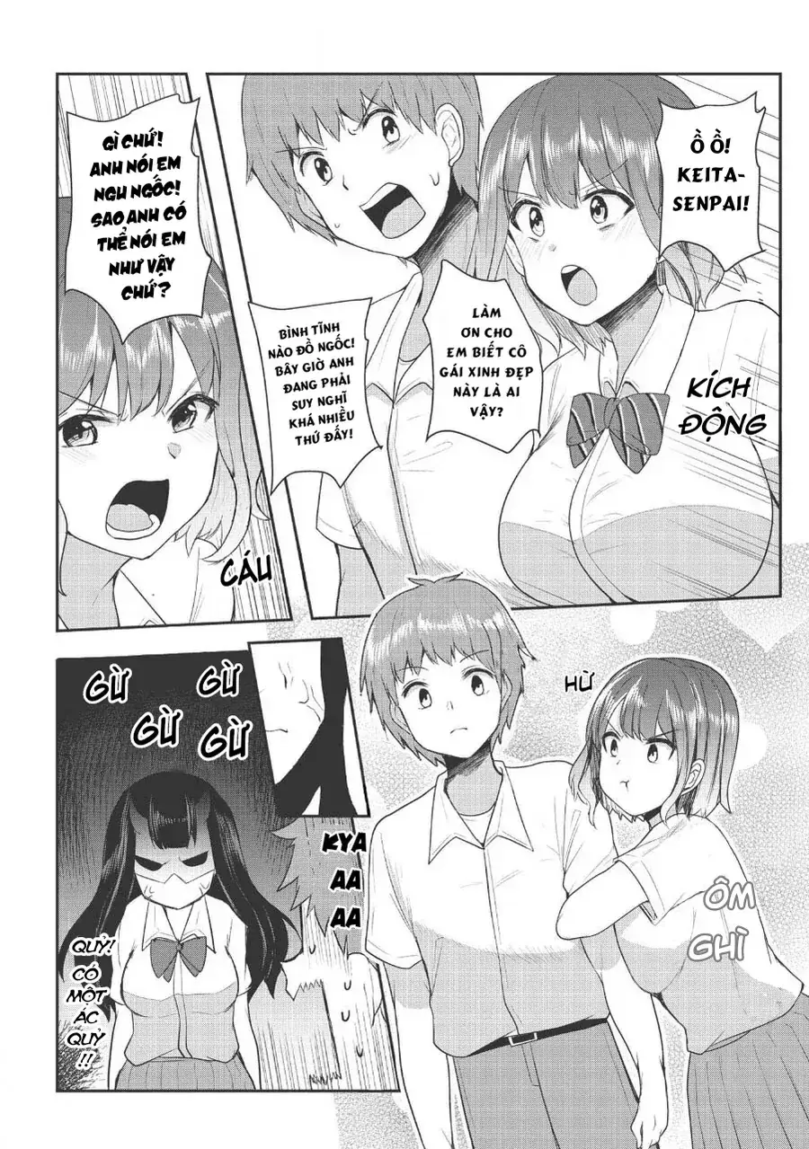 Dokuzetsu Shoujo Wa Amanojaku ~Kabegoshi Nara Sunao Ni Sukitte Ierumon!~ Chapter 6 - Trang 11