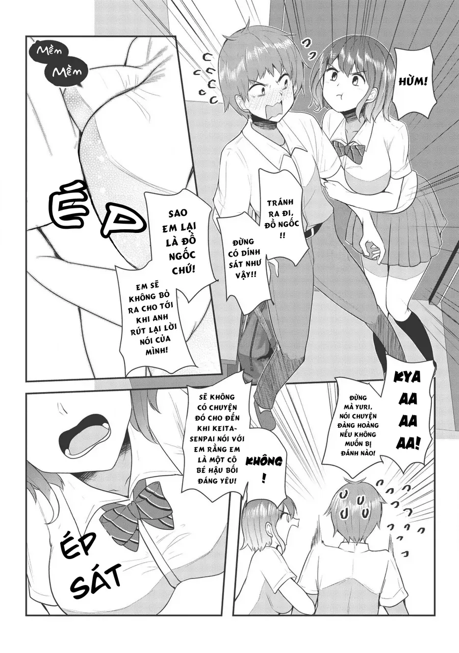 Dokuzetsu Shoujo Wa Amanojaku ~Kabegoshi Nara Sunao Ni Sukitte Ierumon!~ Chapter 6 - Trang 12