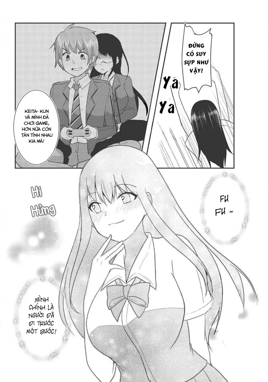 Dokuzetsu Shoujo Wa Amanojaku ~Kabegoshi Nara Sunao Ni Sukitte Ierumon!~ Chapter 6 - Trang 21