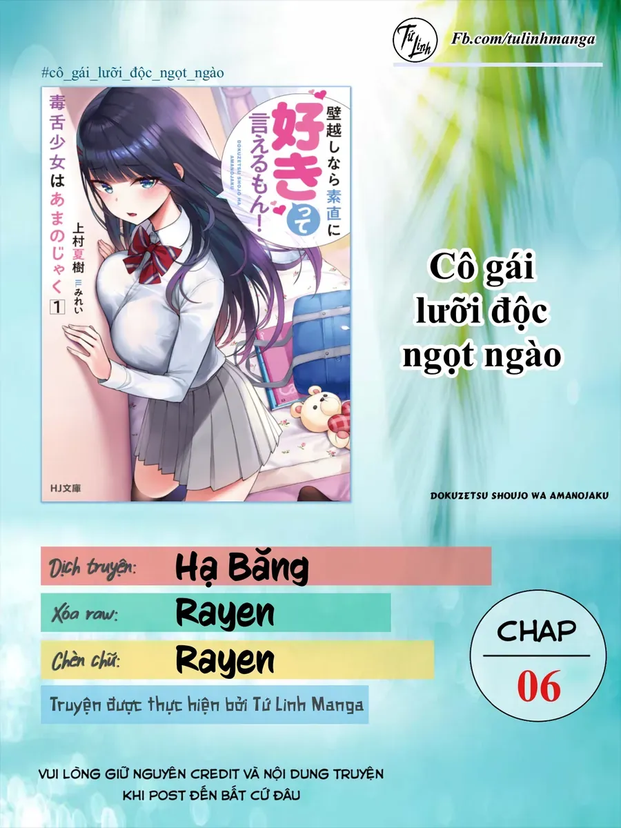 Dokuzetsu Shoujo Wa Amanojaku ~Kabegoshi Nara Sunao Ni Sukitte Ierumon!~ Chapter 6 - Trang 3