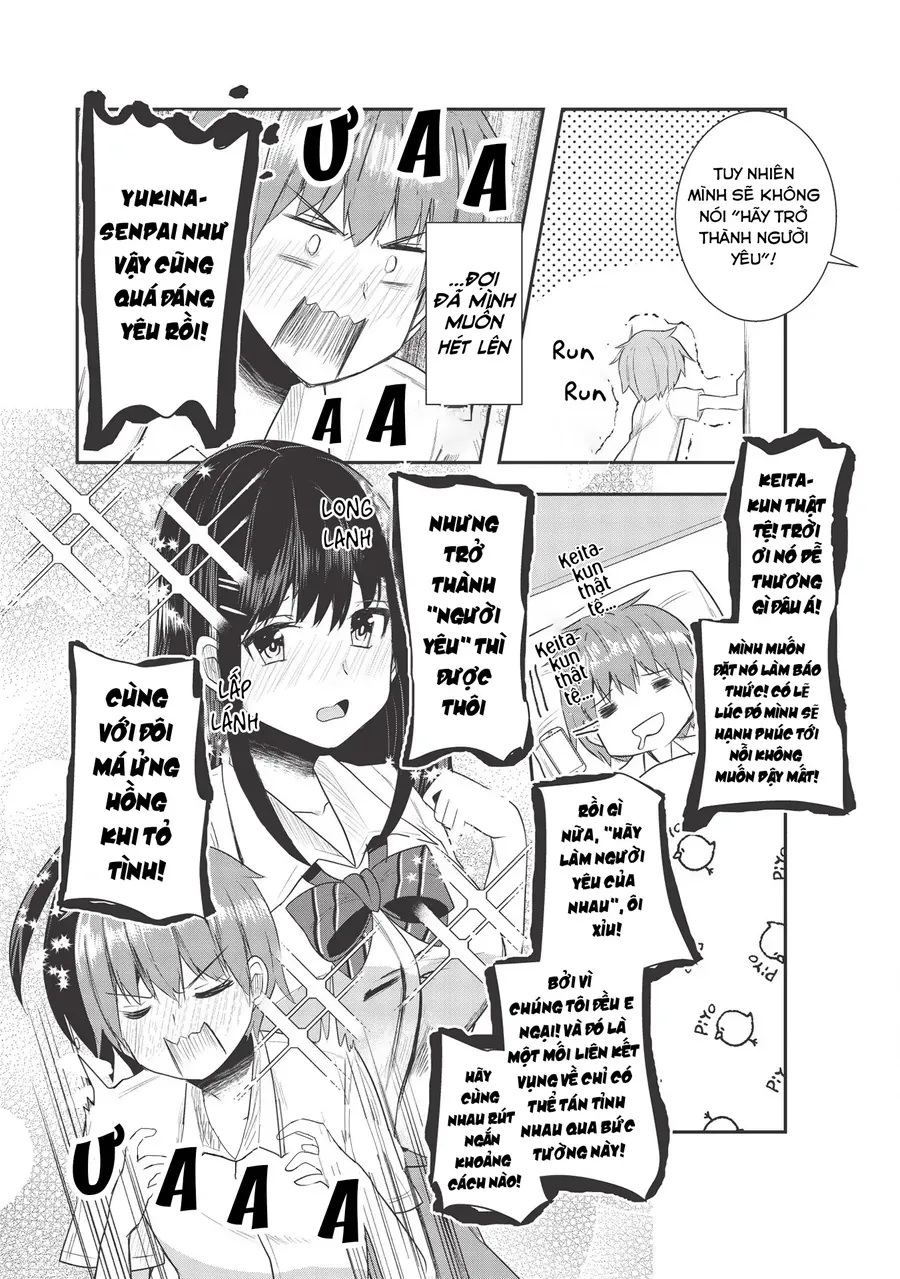 Dokuzetsu Shoujo Wa Amanojaku ~Kabegoshi Nara Sunao Ni Sukitte Ierumon!~ Chapter 7 - Trang 22