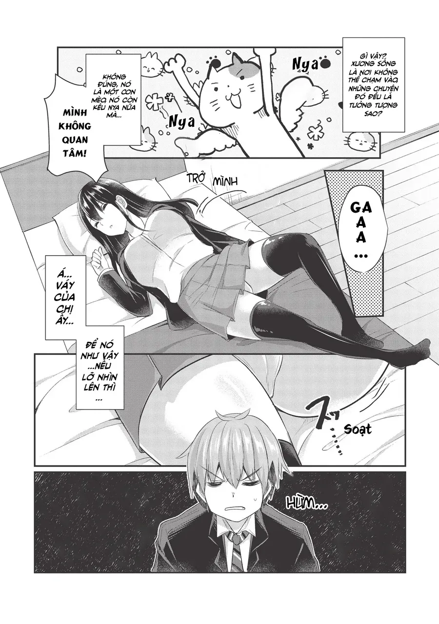 Dokuzetsu Shoujo Wa Amanojaku ~Kabegoshi Nara Sunao Ni Sukitte Ierumon!~ Chapter 8 - Trang 11