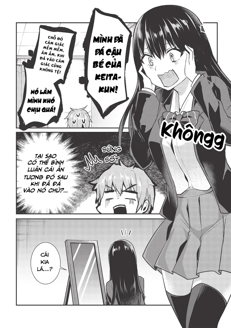 Dokuzetsu Shoujo Wa Amanojaku ~Kabegoshi Nara Sunao Ni Sukitte Ierumon!~ Chapter 8 - Trang 16
