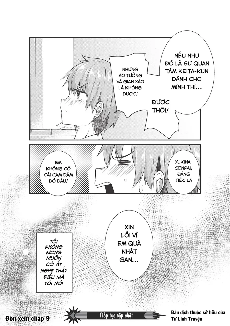 Dokuzetsu Shoujo Wa Amanojaku ~Kabegoshi Nara Sunao Ni Sukitte Ierumon!~ Chapter 8 - Trang 20