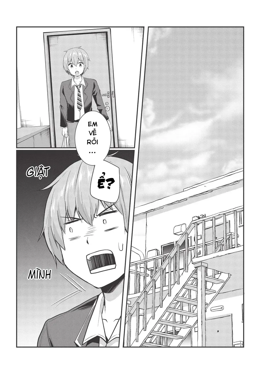 Dokuzetsu Shoujo Wa Amanojaku ~Kabegoshi Nara Sunao Ni Sukitte Ierumon!~ Chapter 8 - Trang 4