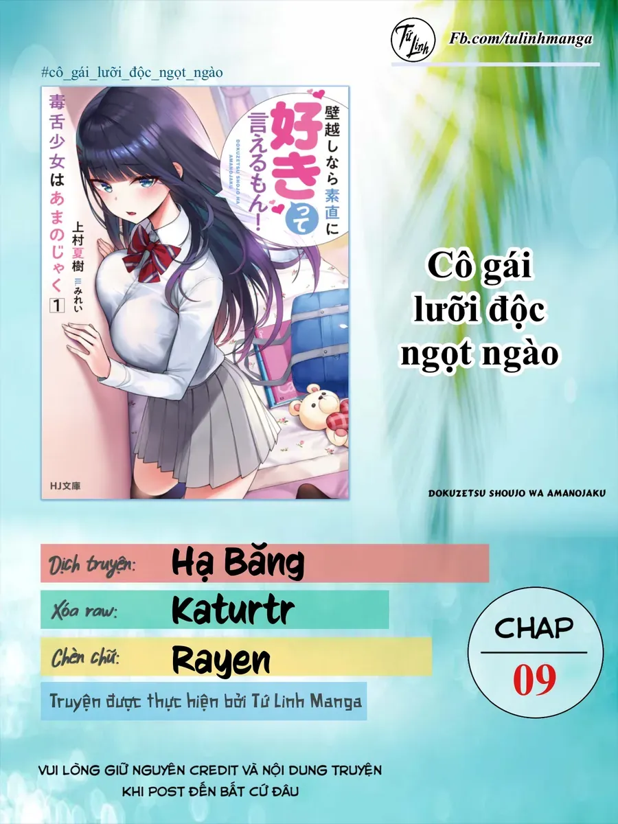 Dokuzetsu Shoujo Wa Amanojaku ~Kabegoshi Nara Sunao Ni Sukitte Ierumon!~ Chapter 9 - Trang 3