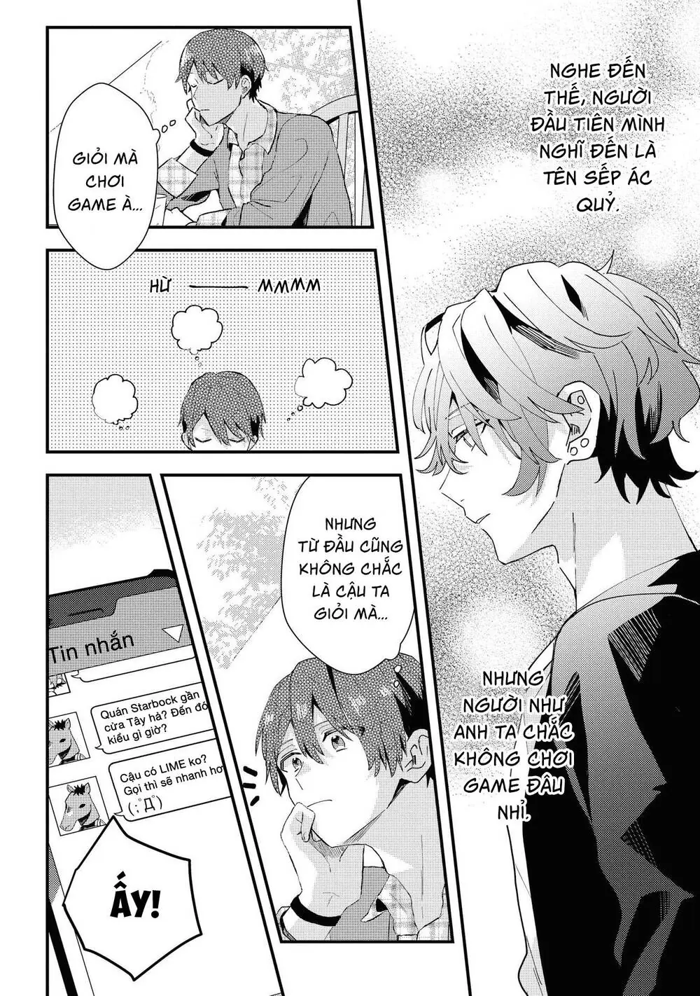 Đồng Đội Game Online, Té Là Ngài Sếp Khó Tính Chapter 8 - Trang 9