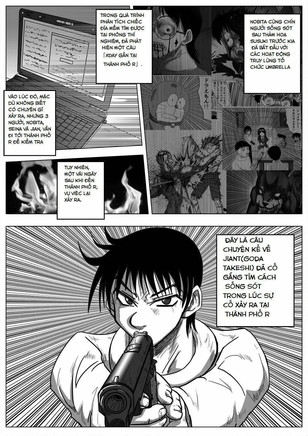 Doraemon: Nobita No Biohazard Chapter 17.5 - Trang 3