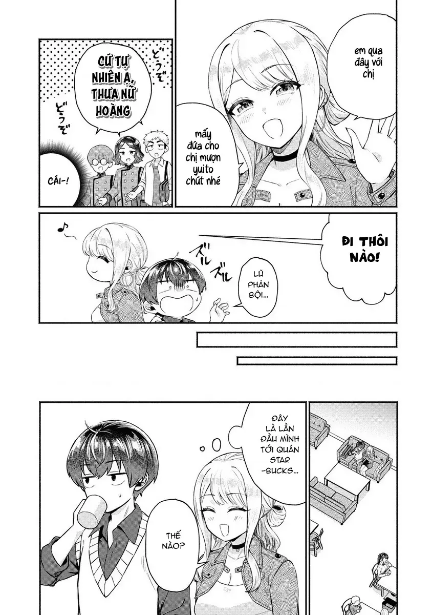 Douyara Ore Wa Imadoki Gal Na Toshiue Osananajimi Kara Gekiomo Kanjou Wo Mukerareteiru Rashii Chapter 7 - Trang 12