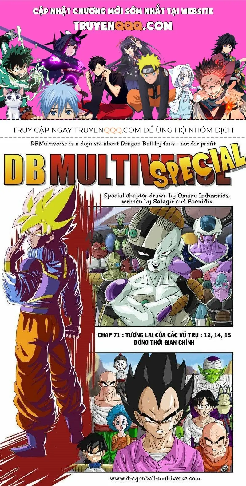 Dragon Ball Multiverse Chapter 71 - Trang 2