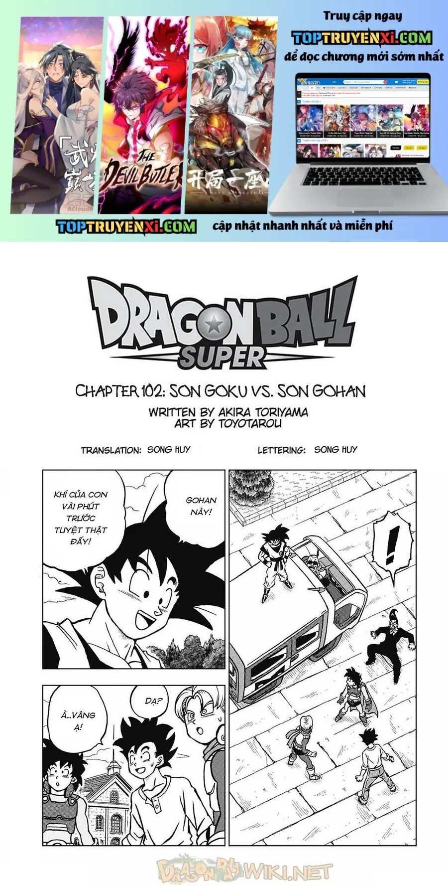 Dragon Ball Super Chapter 102 - Trang 3