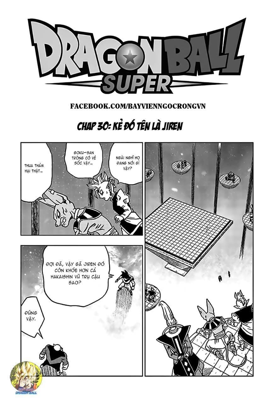Dragon Ball Super Chapter 30 - Trang 3
