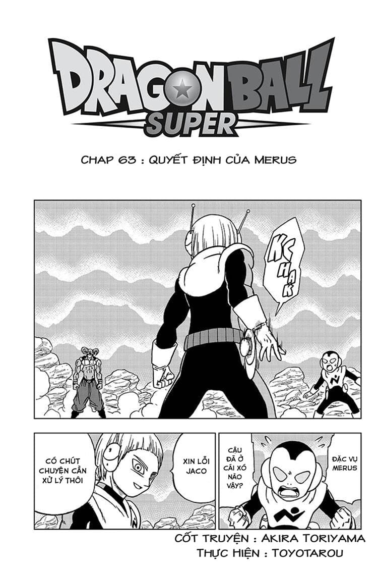 Dragon Ball Super Chapter 63 - Trang 4