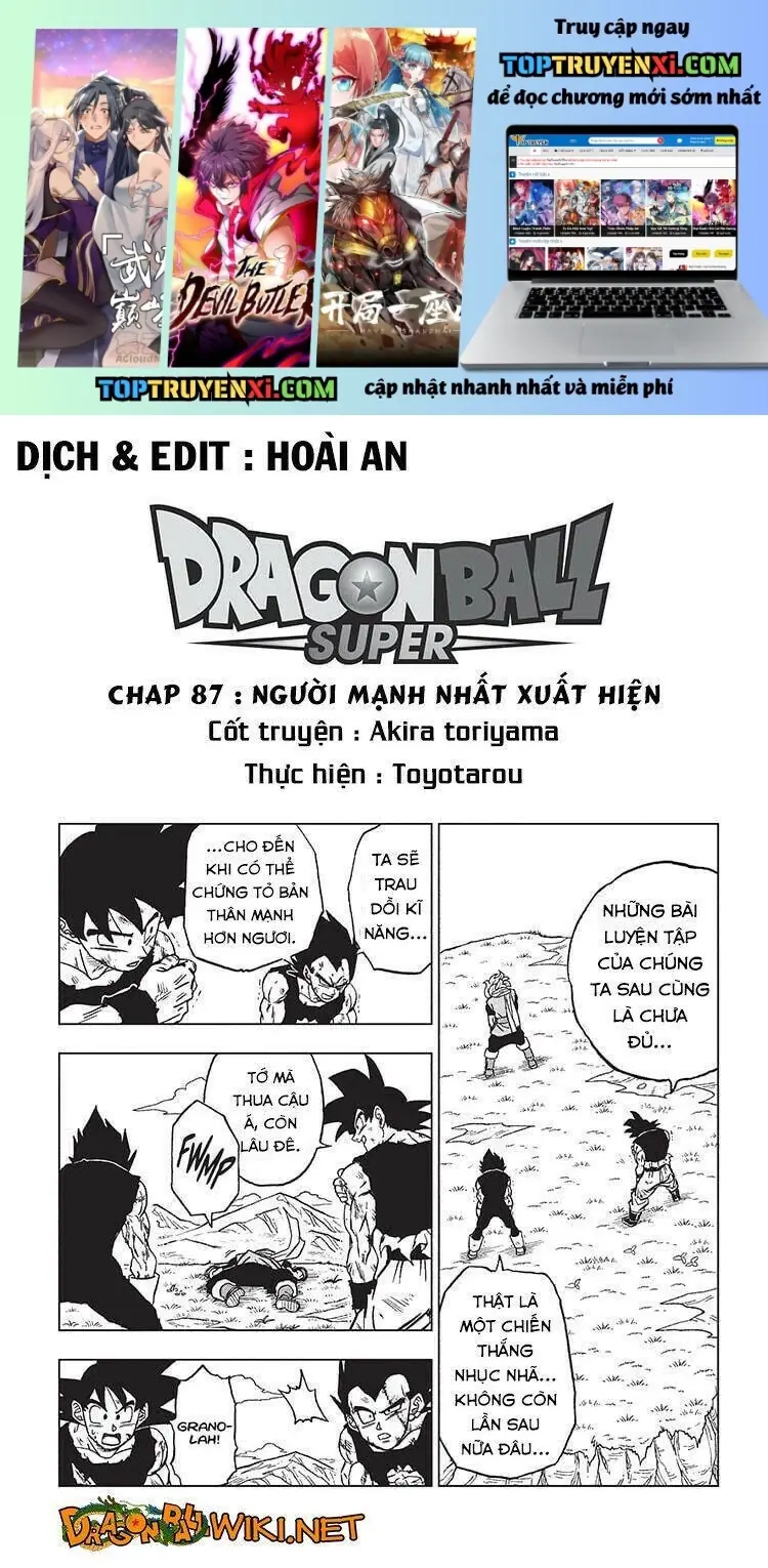 Dragon Ball Super Chapter 87 - Trang 3