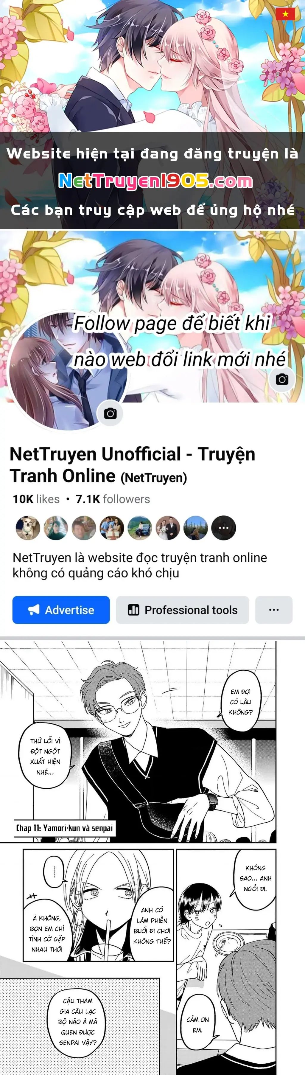 Đừng Làm Tôi Bối Rối, Yamori-kun! Chapter 11 - Trang 2