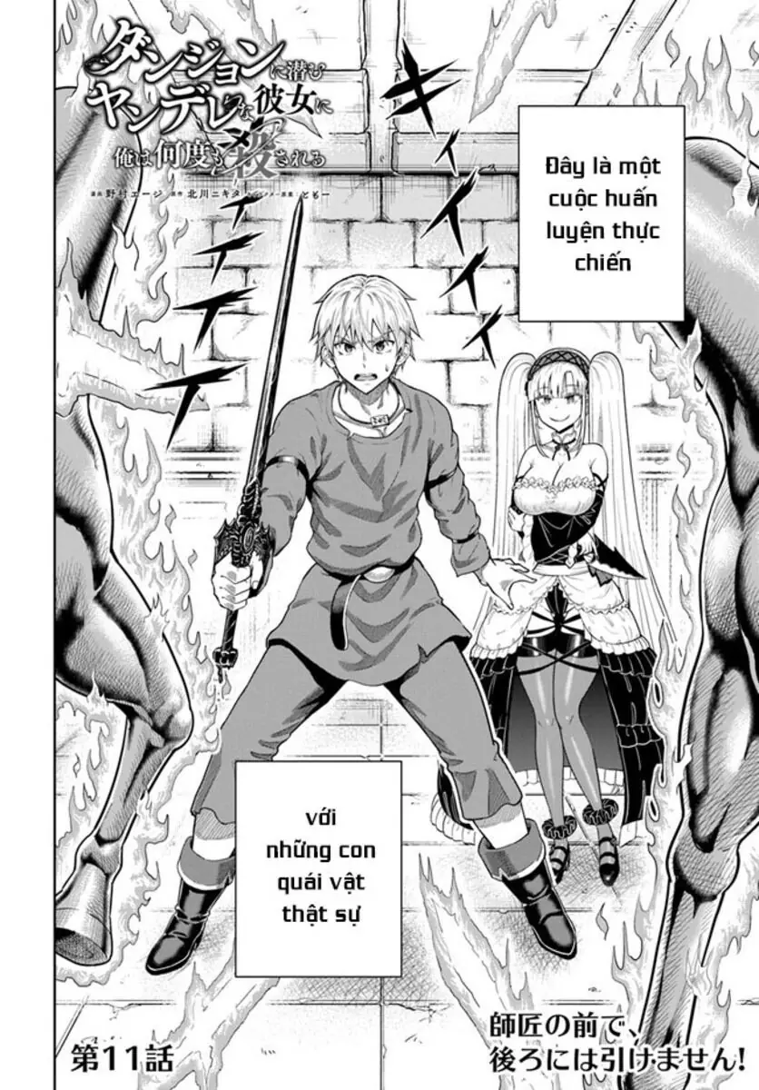 Dungeon Ni Hisomu Yandere Na Kanojo Ni Ore Wa Nando Mo Korosareru Chapter 11 - Trang 3