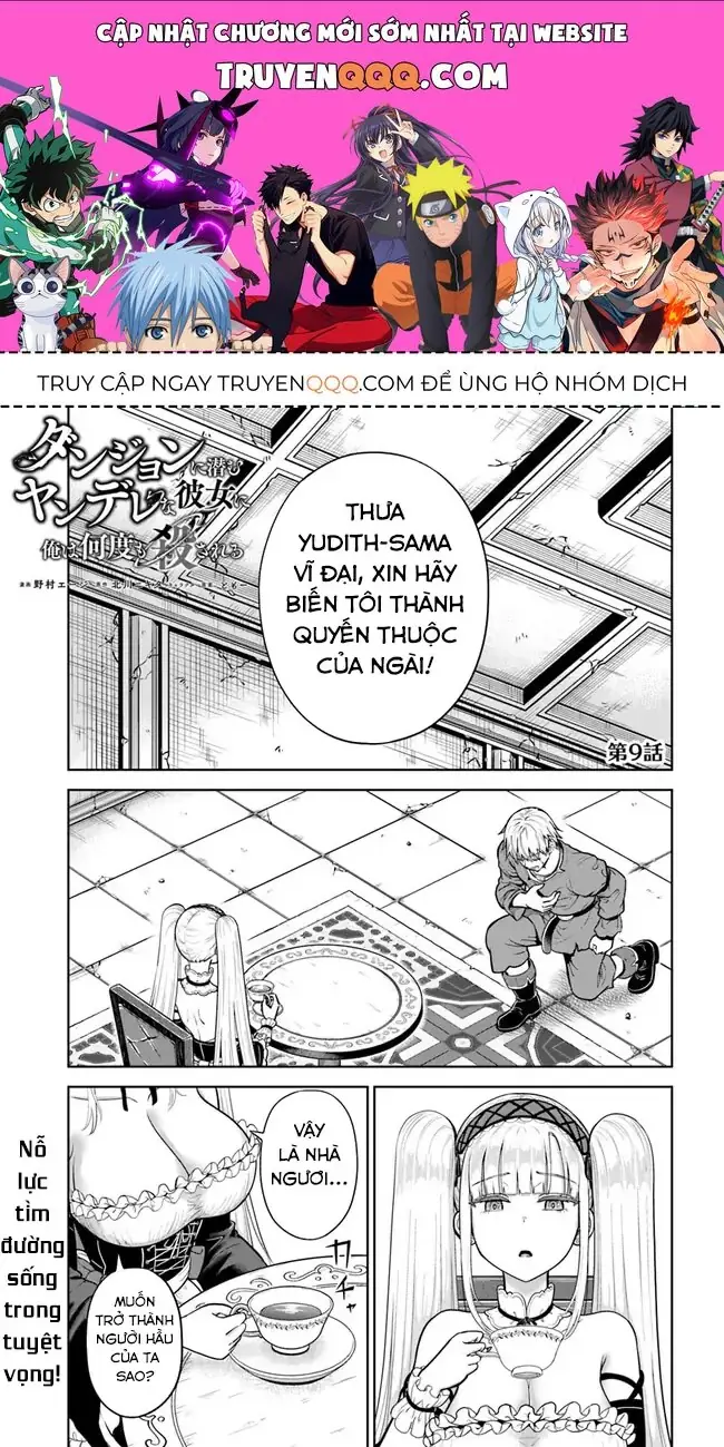 Dungeon Ni Hisomu Yandere Na Kanojo Ni Ore Wa Nandomo Korosareru Chapter 9 - Trang 2