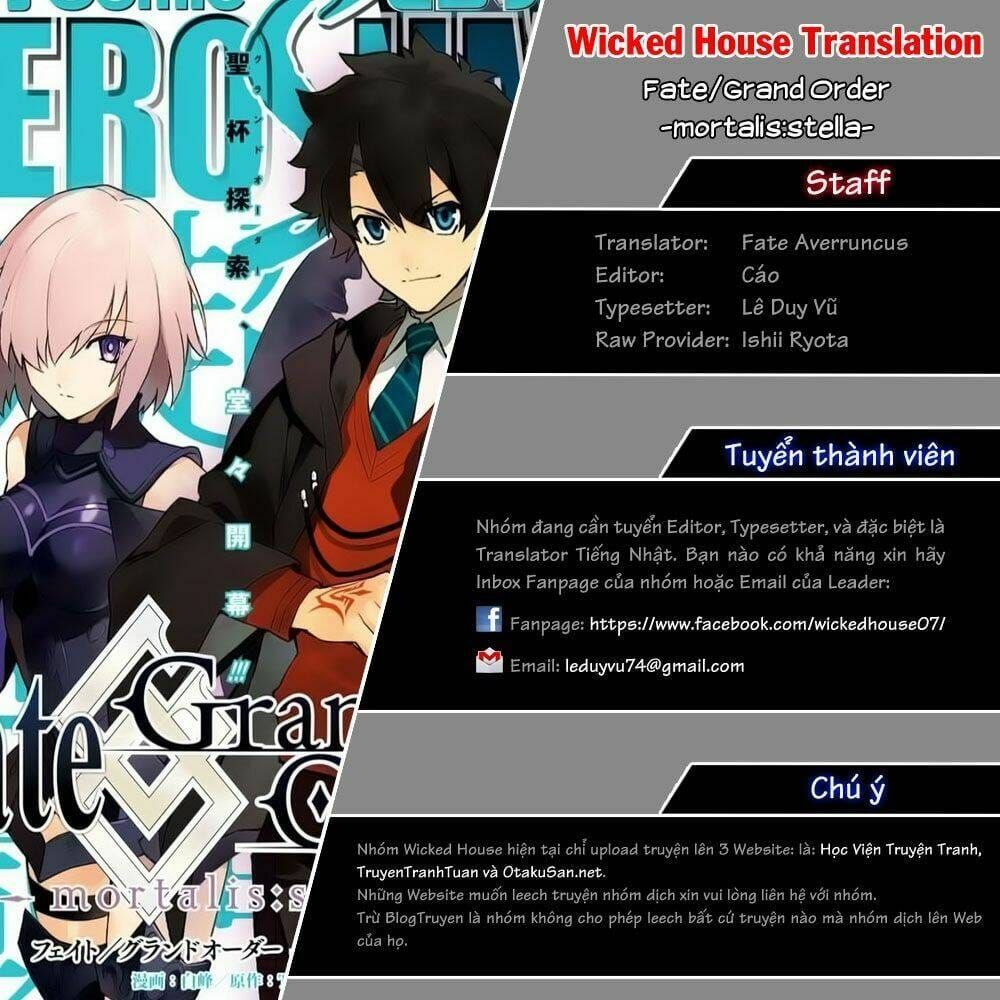 Fate/Grand Order -Mortalis:stella Chapter 3.5 - Trang 3