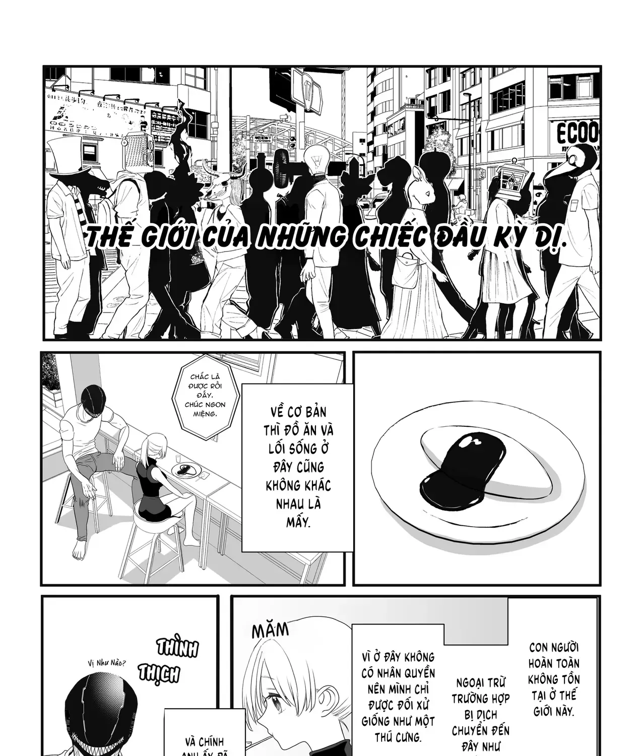 Gã Mang Đầu Dị Dạng Và Cô Gái Loài Người Chapter 1 - Trang 20