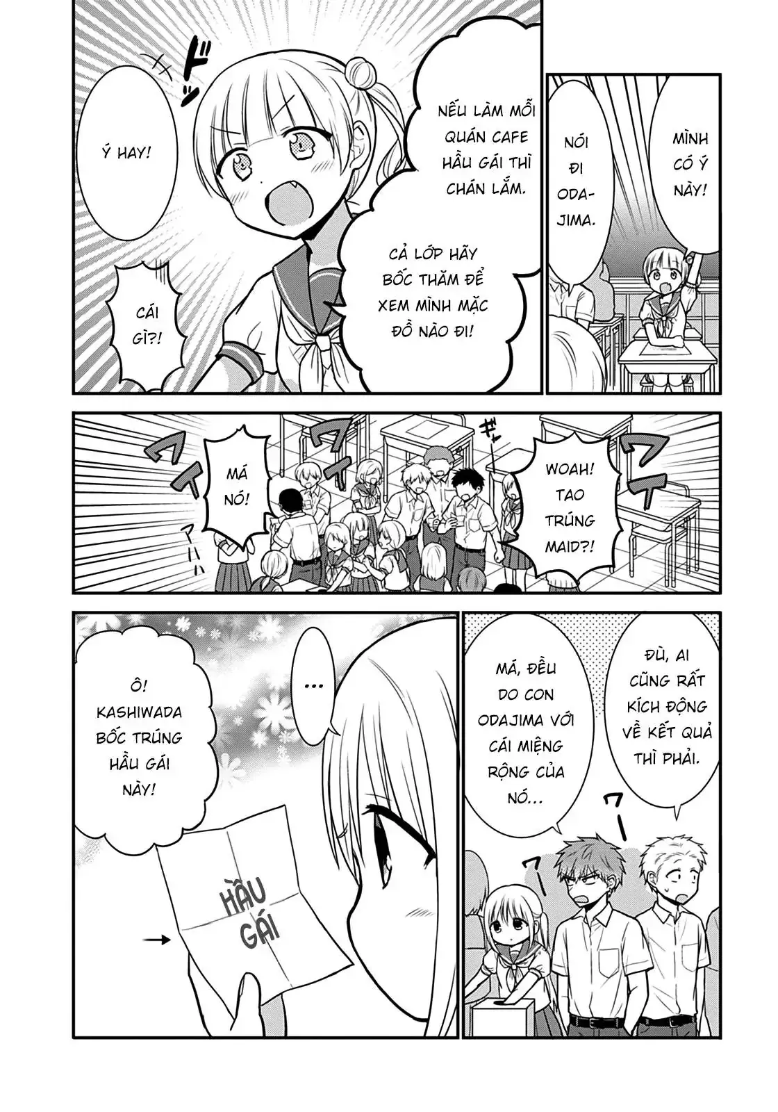 Gái Mặt Đơ Và Trai Đa Cảm Chap Chapter 42 - Trang 7