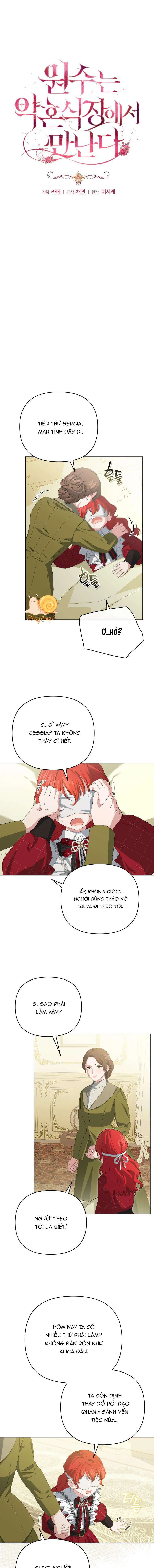 Gặp lại kẻ thù ở lễ đính hôn Chapter 8 - Trang 2