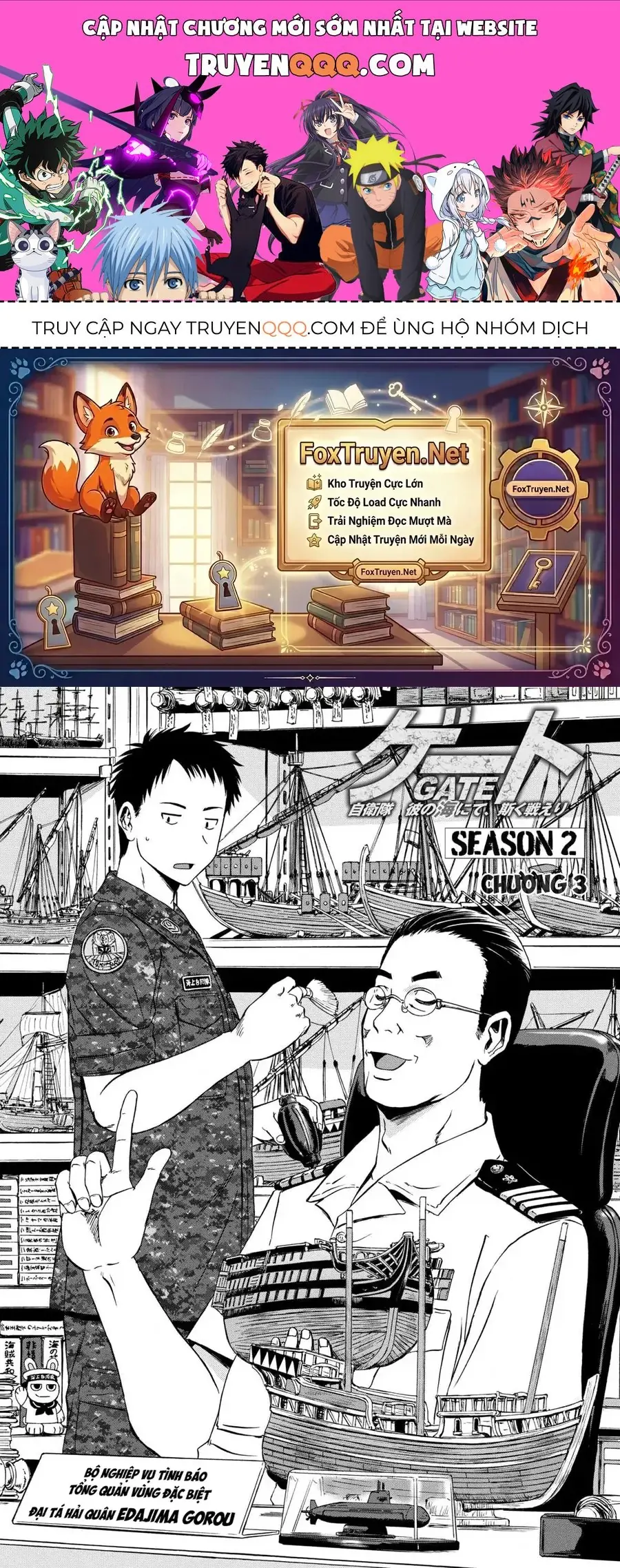 Gate Season 2: Jieitai Kanoumi Nite, Kaku Tatakaeri Chapter 3 - Trang 2