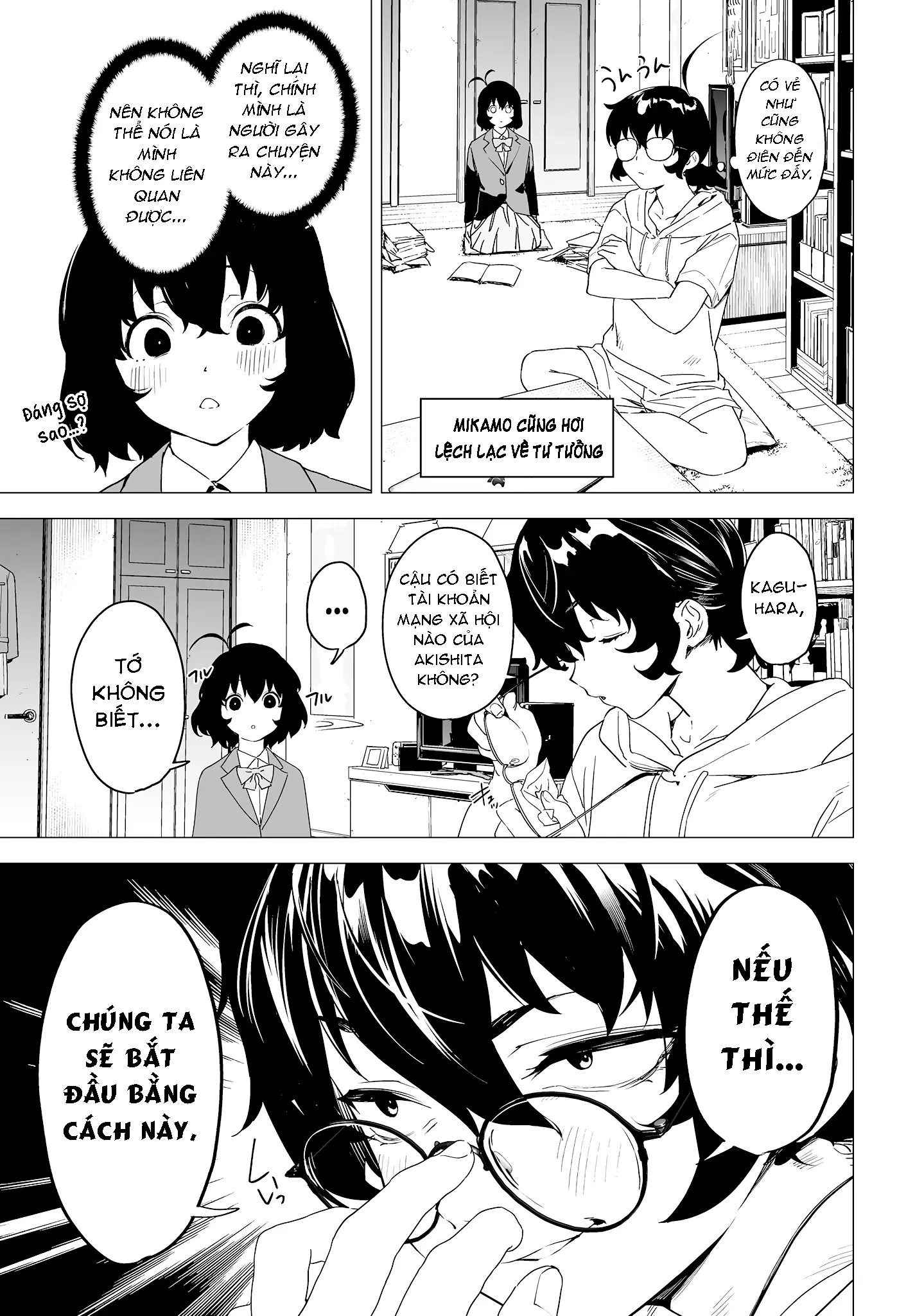 Ghi Chú Về Sở Thích Kỳ Quái Của Kaguhara Chapter 9 - Trang 14