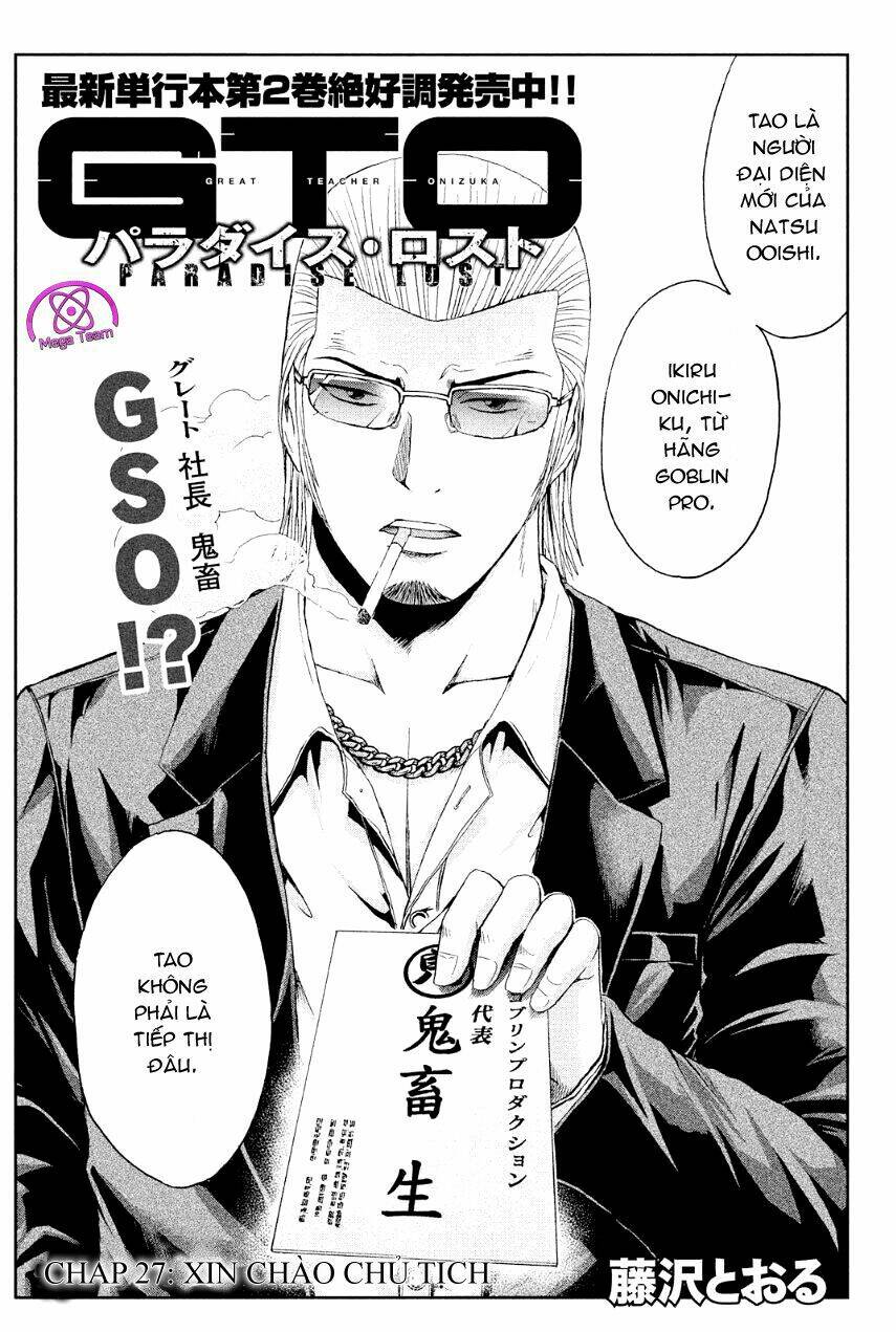 Great Teacher Onizuka : Paradise Lost Chapter 27 - Trang 3