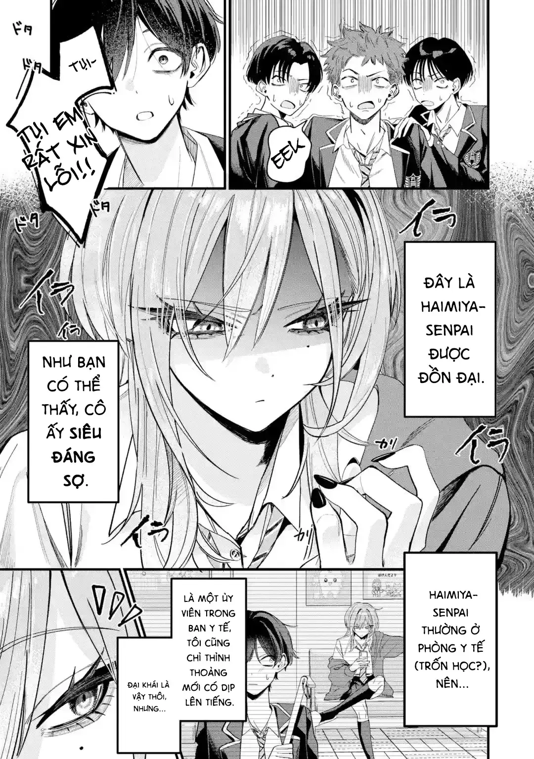 Haimiya-Senpai Không Chỉ Đáng Sợ Mà Còn Dễ Thương Chapter 1 - Trang 5