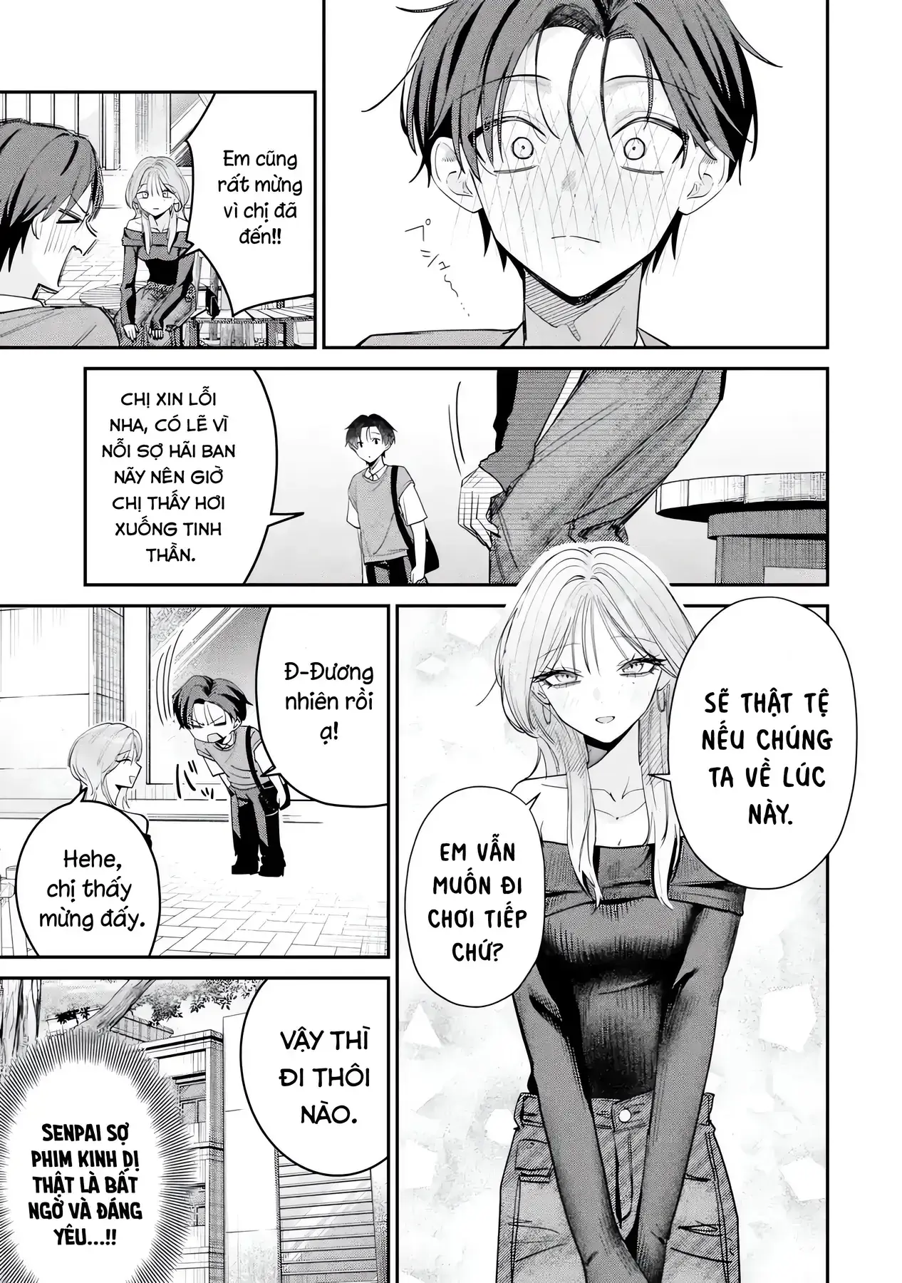 Haimiya-Senpai Không Chỉ Đáng Sợ Mà Còn Dễ Thương Chapter 10 - Trang 17