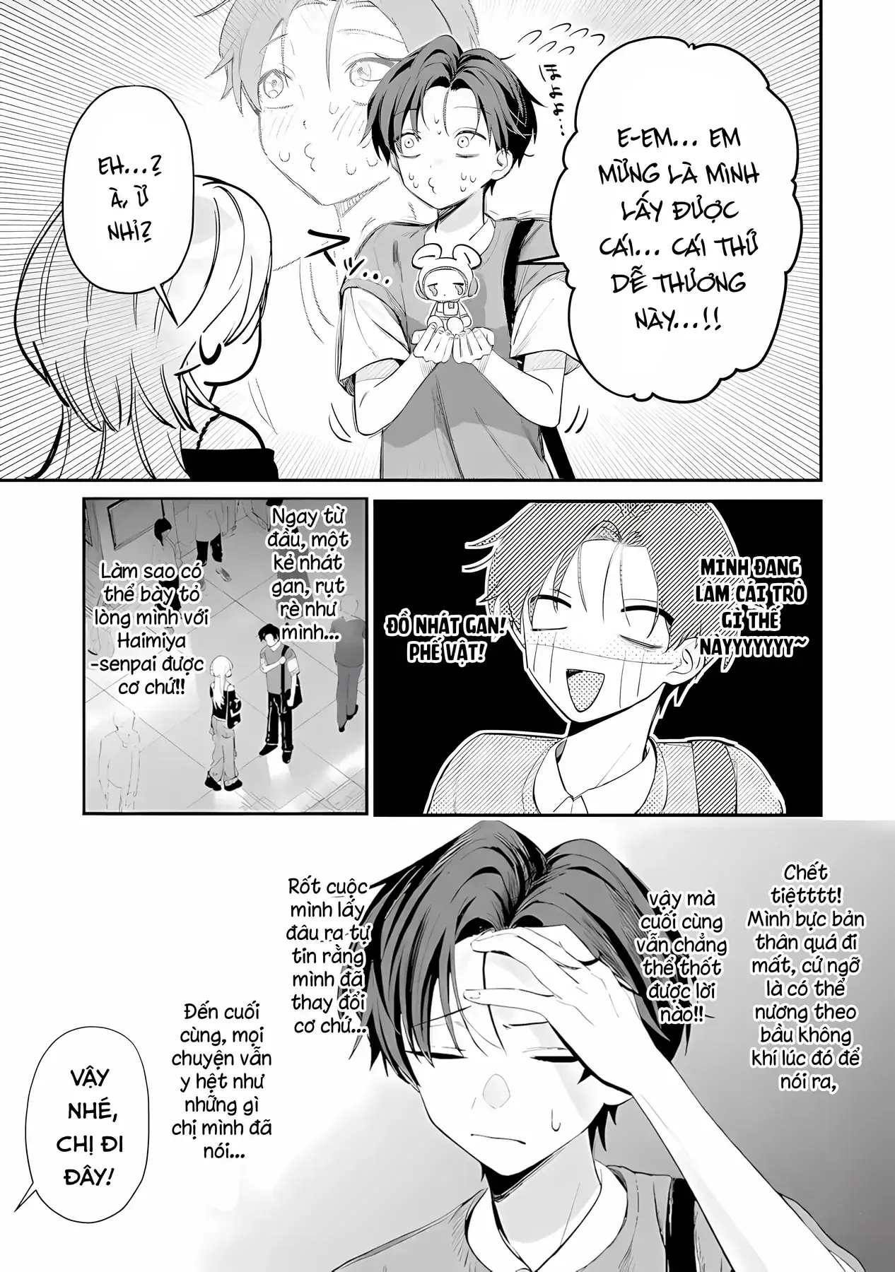 Haimiya-Senpai Không Chỉ Đáng Sợ Mà Còn Dễ Thương Chapter 13 - Trang 9