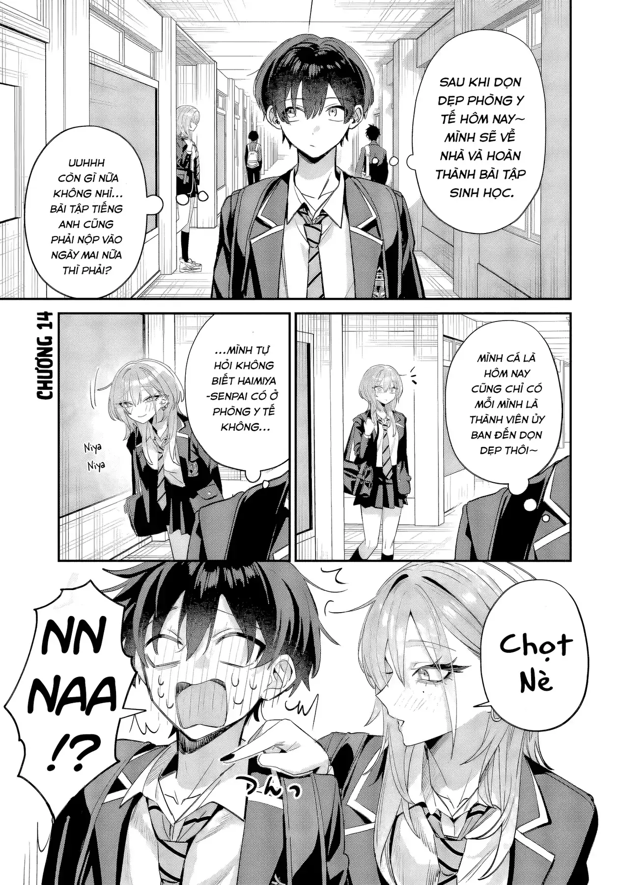 Haimiya-Senpai Không Chỉ Đáng Sợ Mà Còn Dễ Thương Chapter 14 - Trang 3