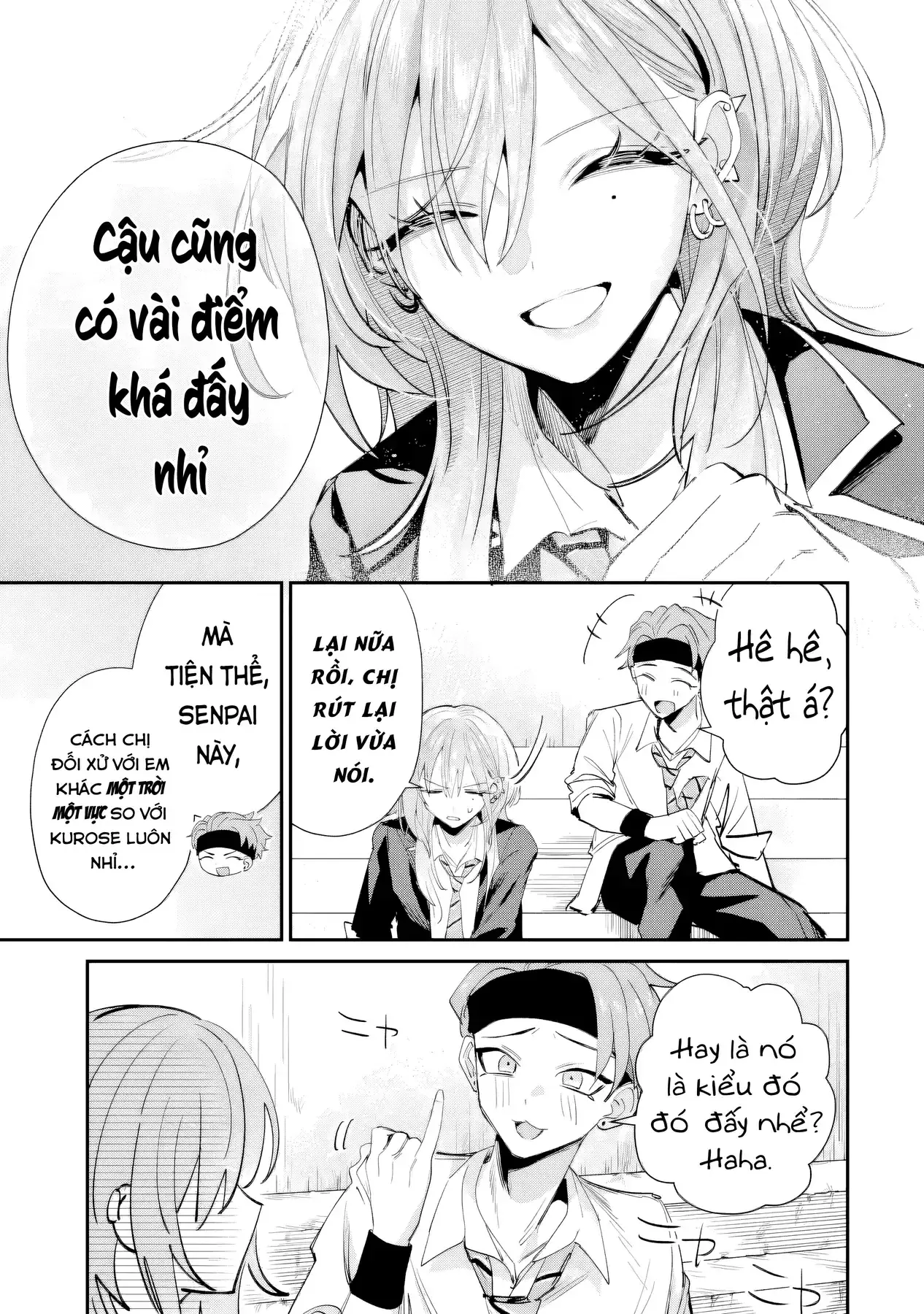 Haimiya-Senpai Không Chỉ Đáng Sợ Mà Còn Dễ Thương Chapter 17 - Trang 15