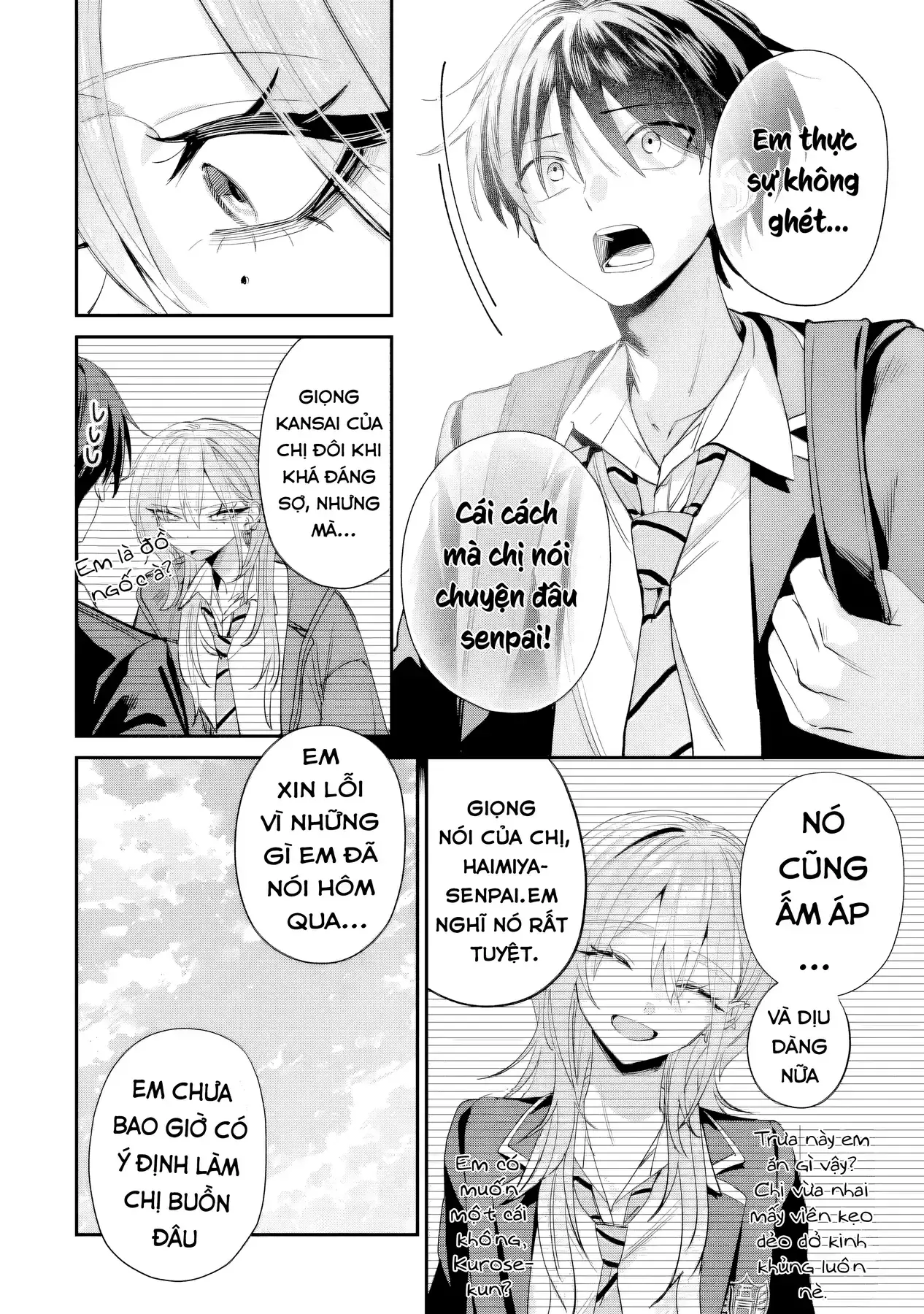 Haimiya-Senpai Không Chỉ Đáng Sợ Mà Còn Dễ Thương Chapter 18 - Trang 14