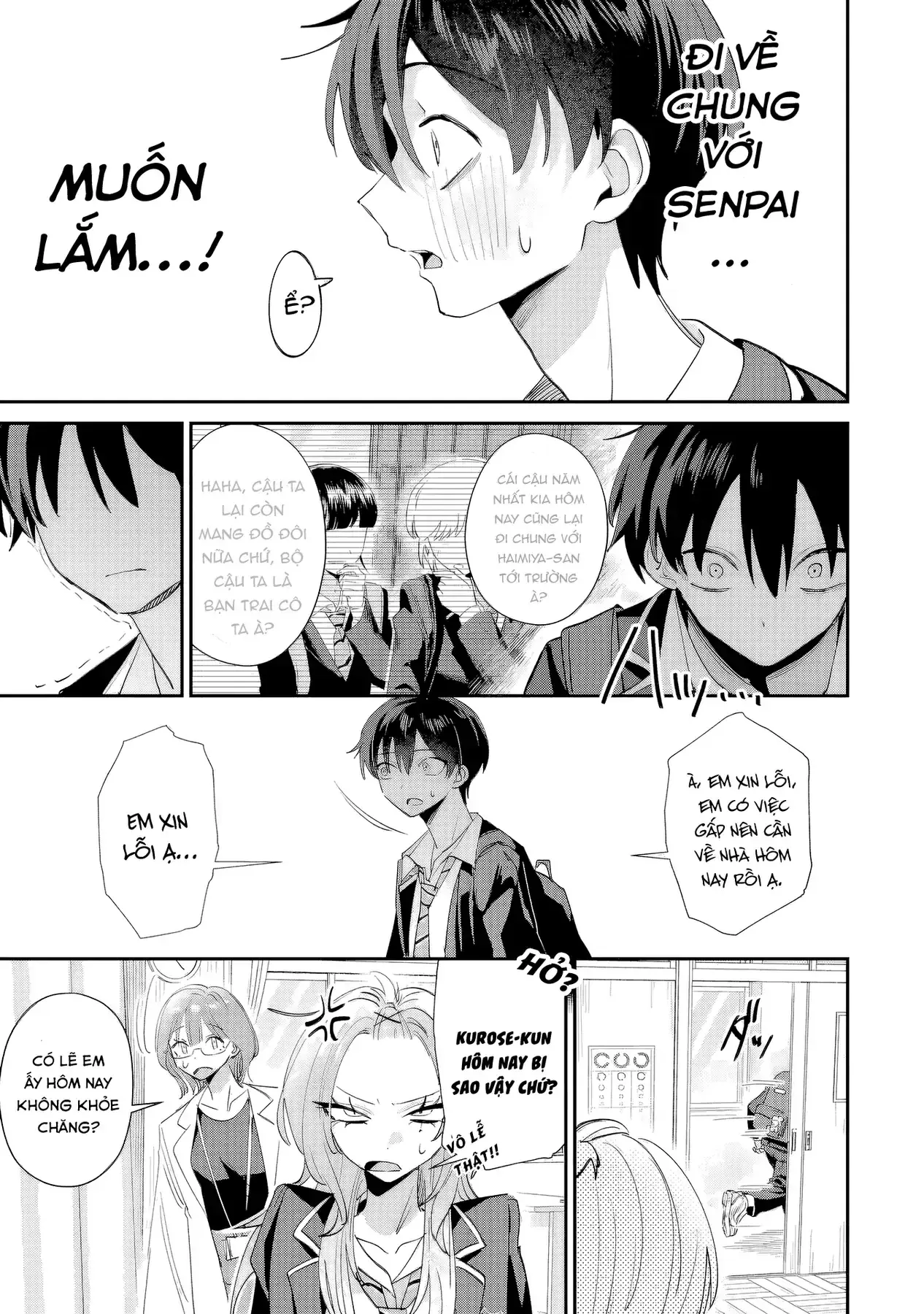 Haimiya-Senpai Không Chỉ Đáng Sợ Mà Còn Dễ Thương Chapter 20 - Trang 13