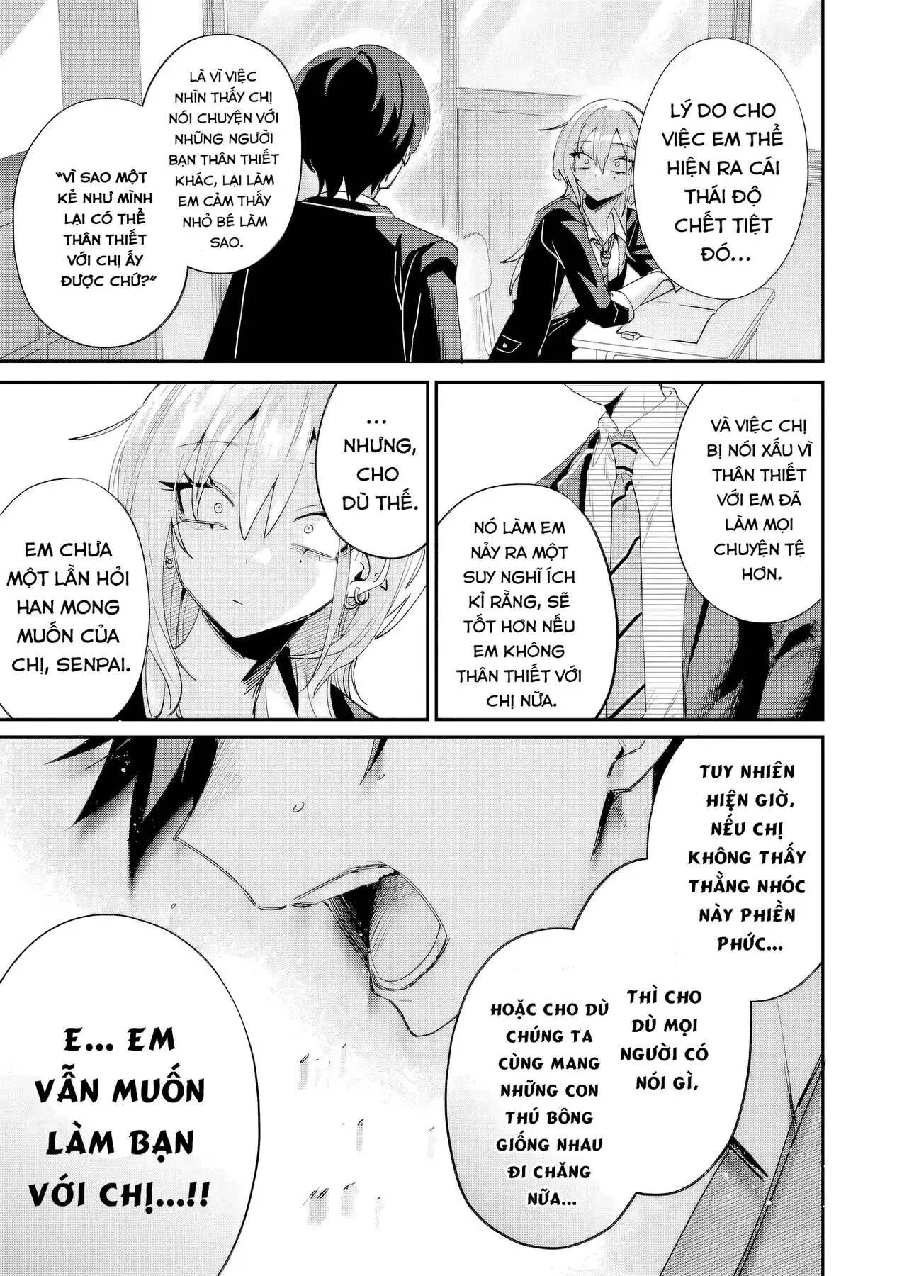 Haimiya-Senpai Không Chỉ Đáng Sợ Mà Còn Dễ Thương Chapter 22 - Trang 11