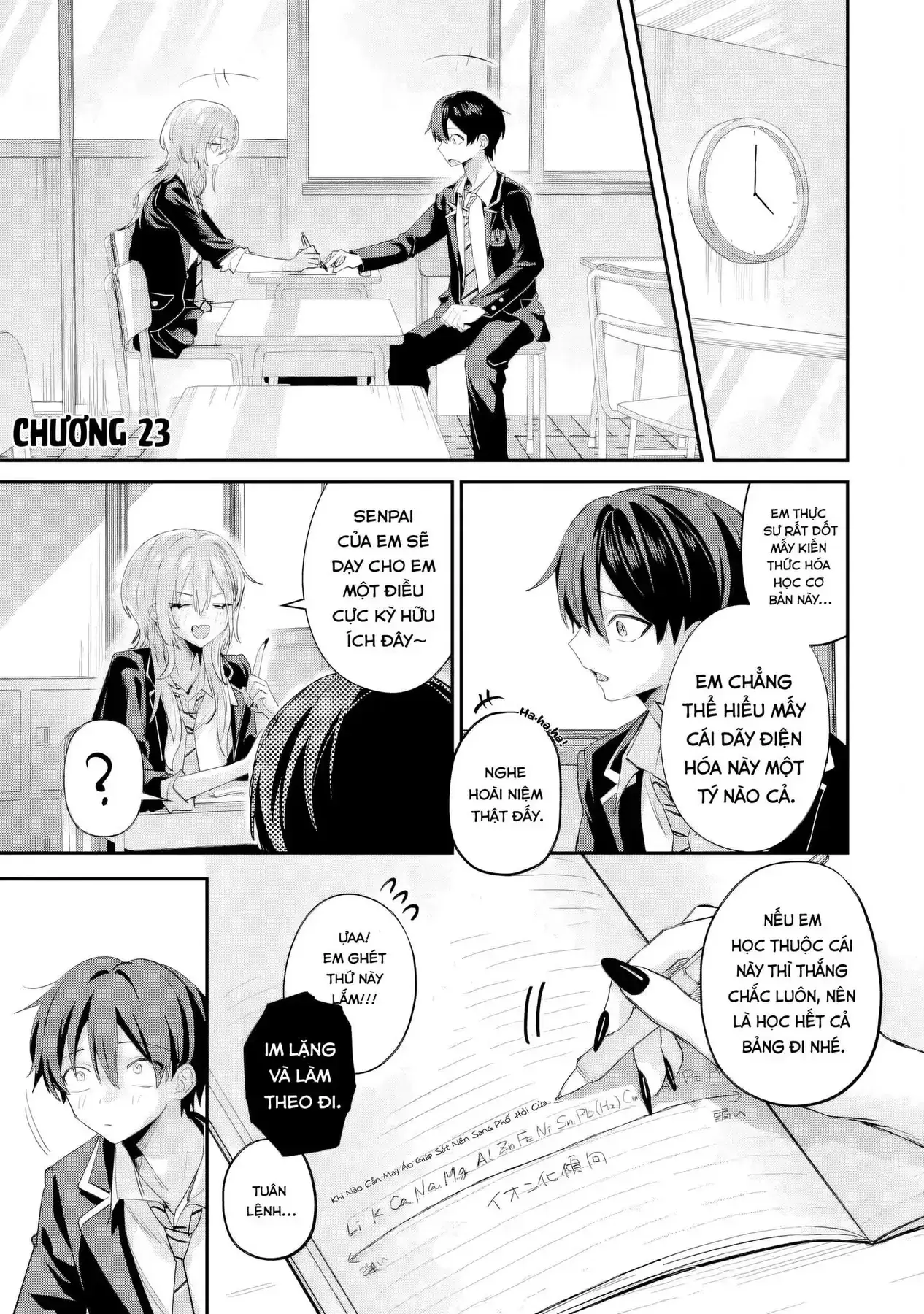 Haimiya-Senpai Không Chỉ Đáng Sợ Mà Còn Dễ Thương Chapter 23 - Trang 3