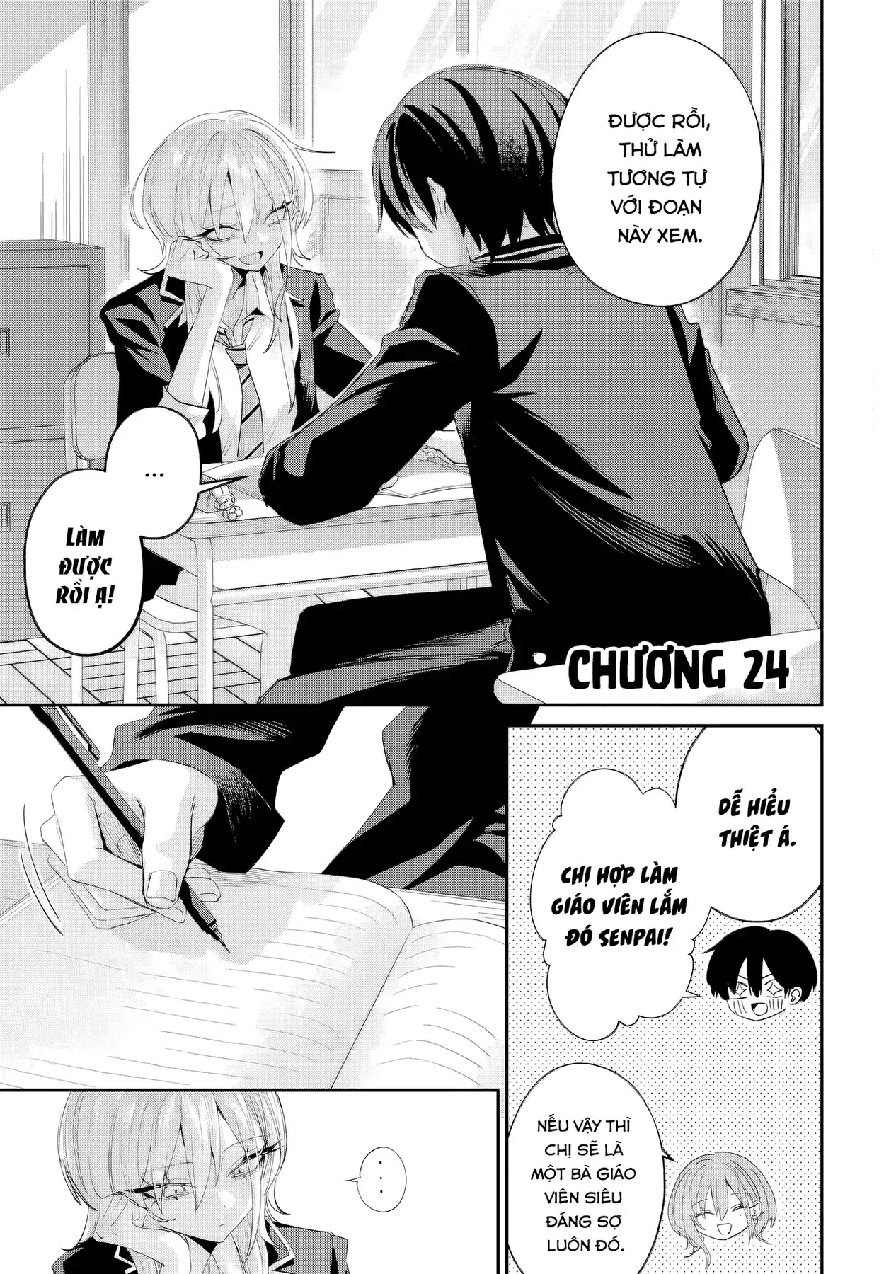Haimiya-Senpai Không Chỉ Đáng Sợ Mà Còn Dễ Thương Chapter 24 - Trang 3