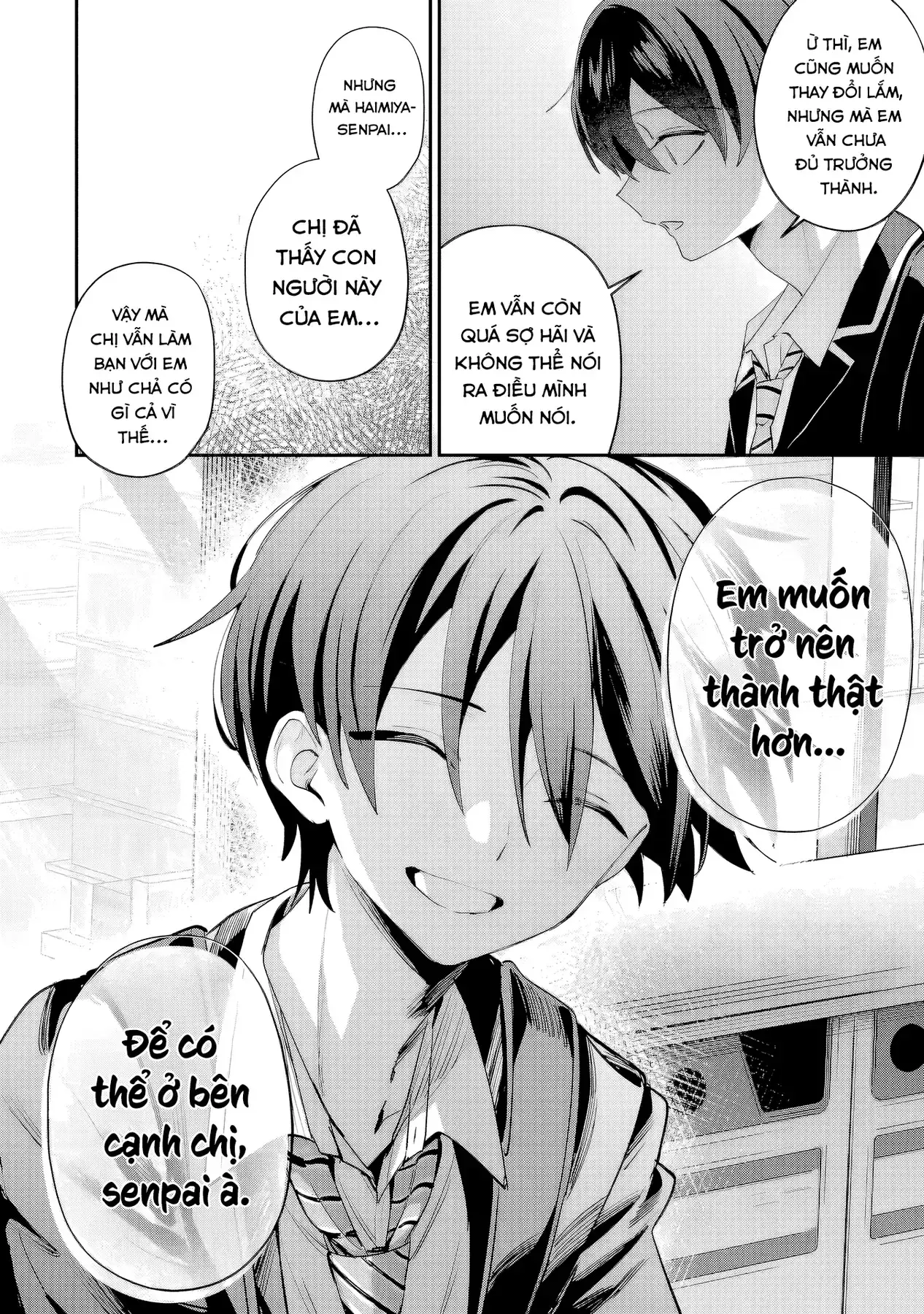 Haimiya-Senpai Không Chỉ Đáng Sợ Mà Còn Dễ Thương Chapter 25 - Trang 12