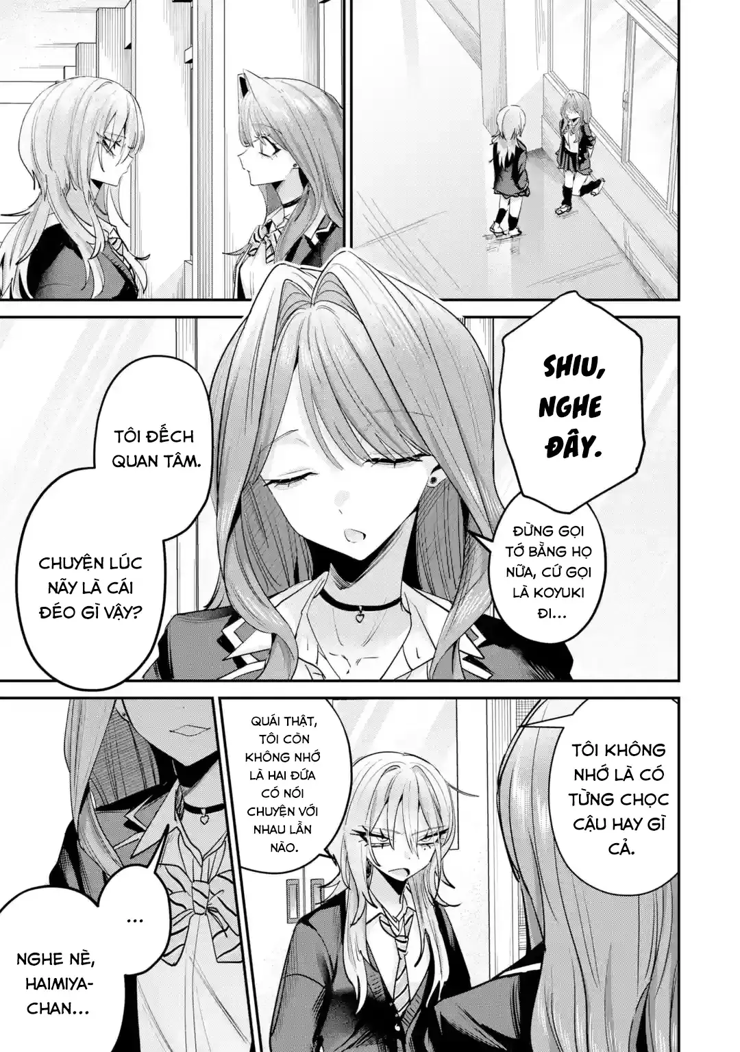 Haimiya-Senpai Không Chỉ Đáng Sợ Mà Còn Dễ Thương Chapter 27 - Trang 9