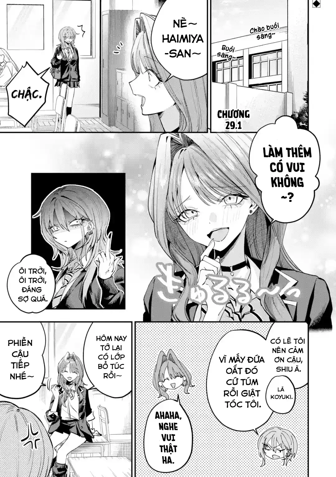 Haimiya-Senpai Không Chỉ Đáng Sợ Mà Còn Dễ Thương Chapter 29.1 - Trang 3