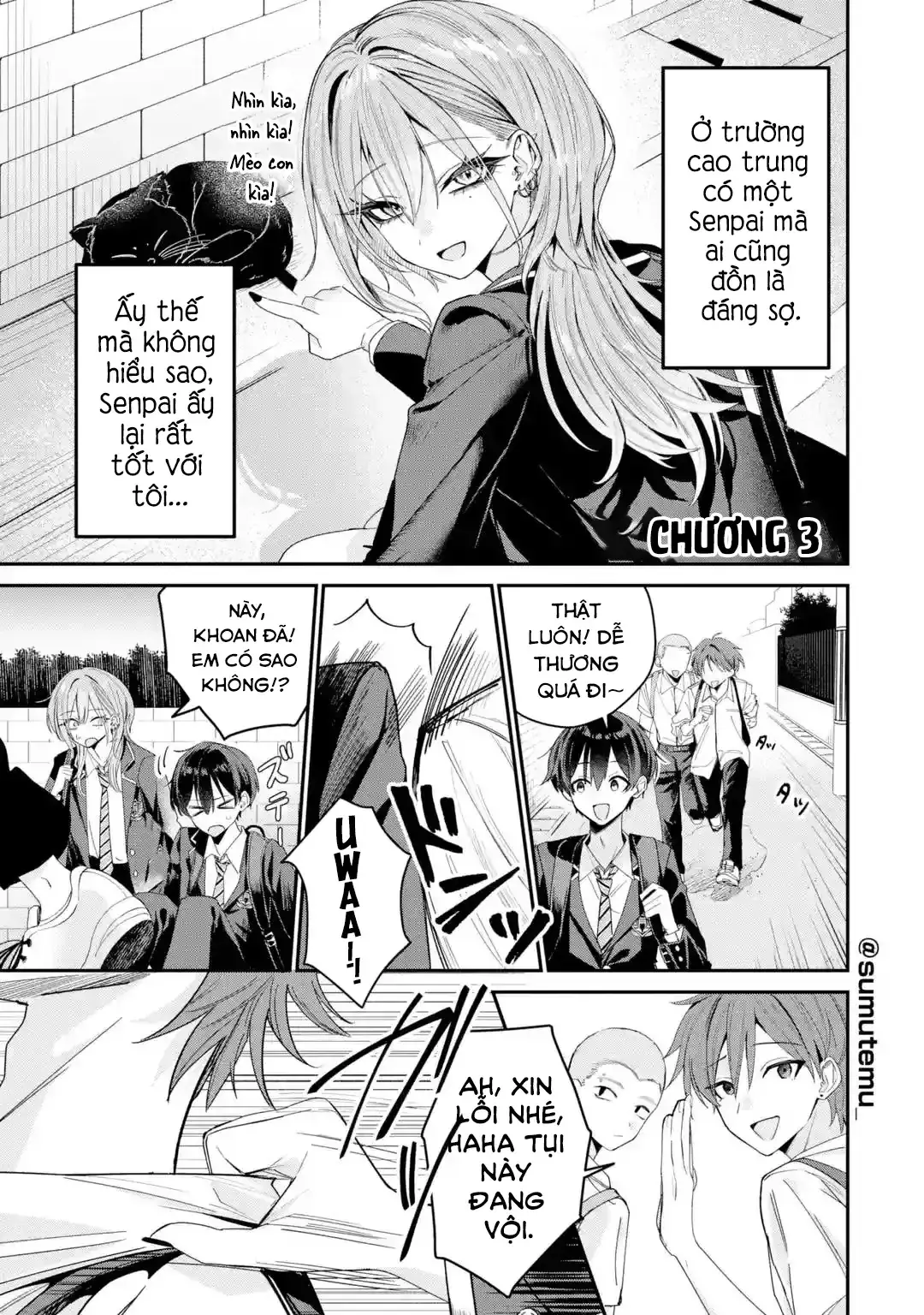 Haimiya-Senpai Không Chỉ Đáng Sợ Mà Còn Dễ Thương Chapter 3 - Trang 3