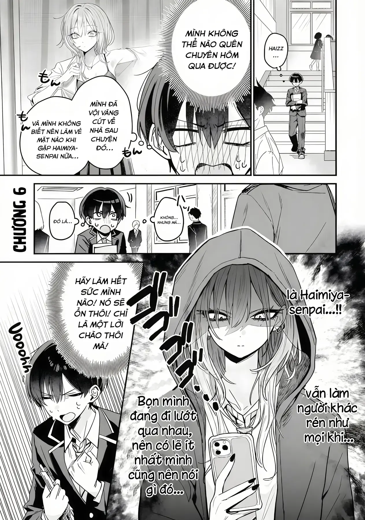 Haimiya-Senpai Không Chỉ Đáng Sợ Mà Còn Dễ Thương Chapter 6 - Trang 3