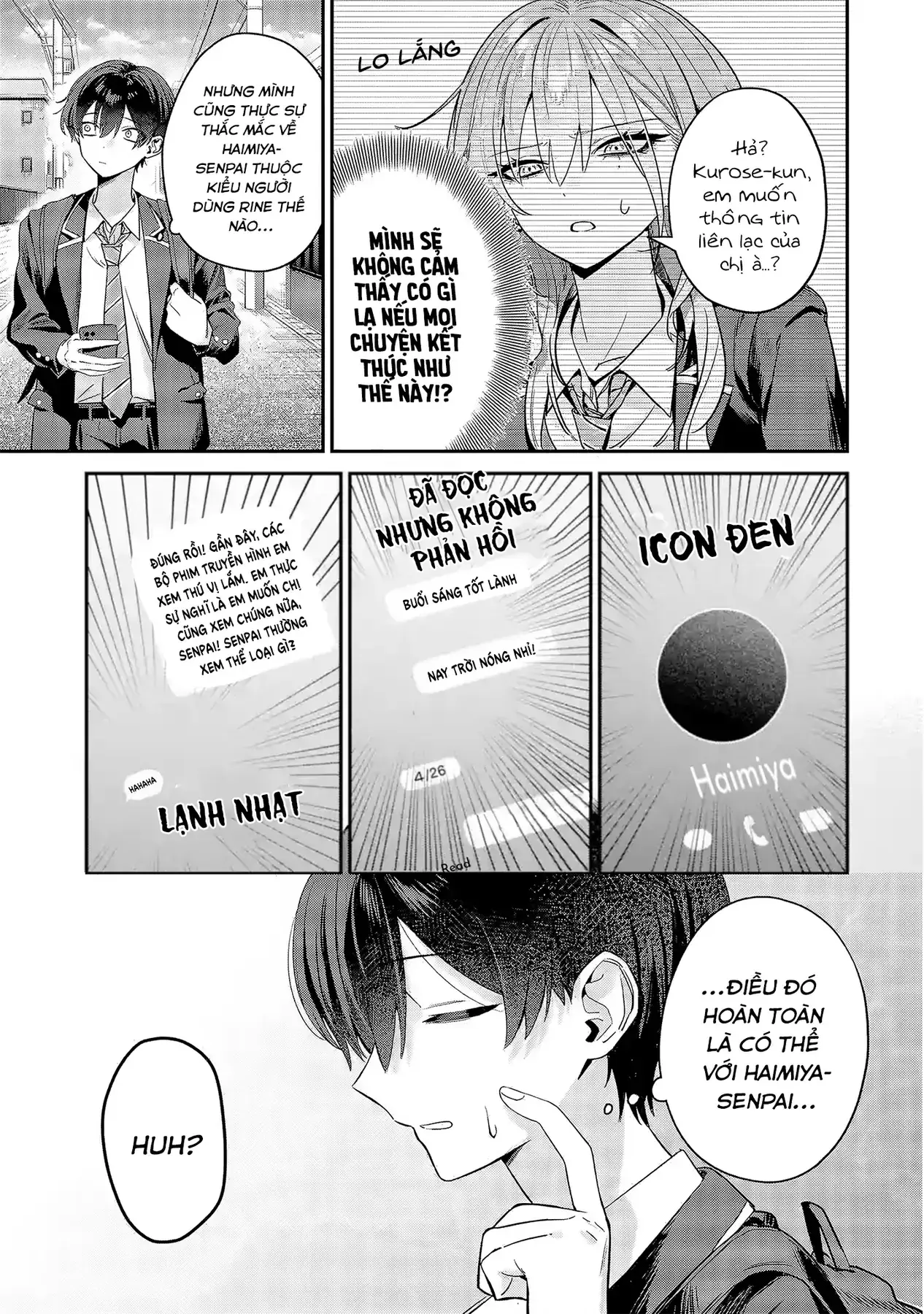 Haimiya-Senpai Không Chỉ Đáng Sợ Mà Còn Dễ Thương Chapter 7 - Trang 5