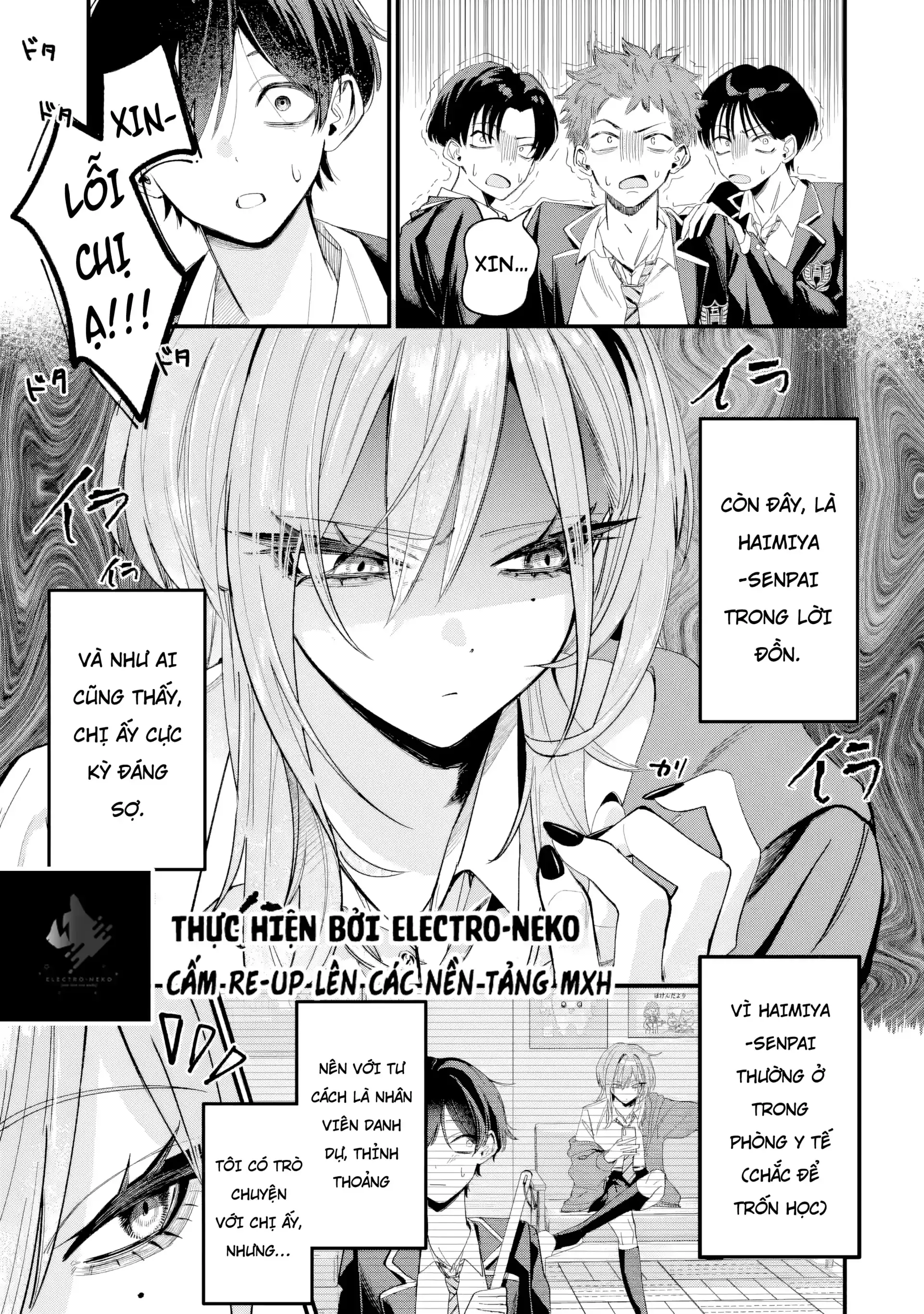 Haimiya-Senpai vừa Đáng sợ lại vừa Đáng yêu! Chapter 1 - Trang 8