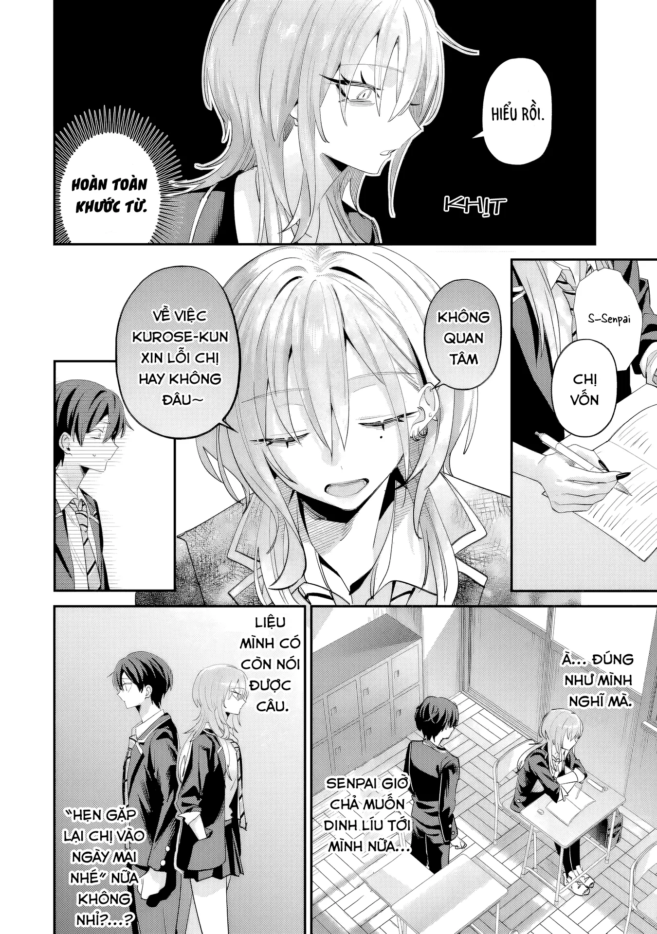 Haimiya-Senpai vừa Đáng sợ lại vừa Đáng yêu! Chapter 22 - Trang 8
