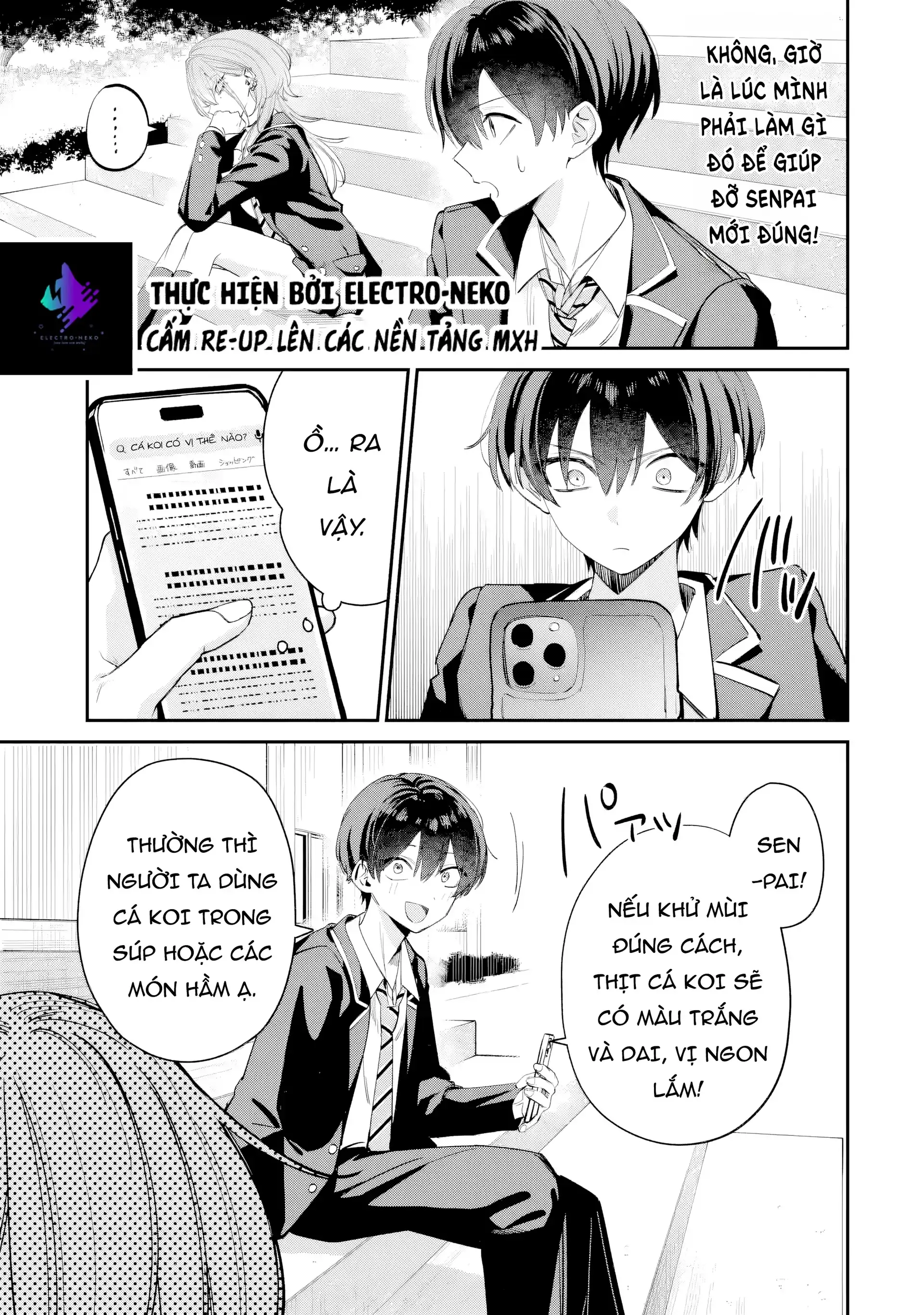 Haimiya-Senpai vừa Đáng sợ lại vừa Đáng yêu! Chapter 8 - Trang 14