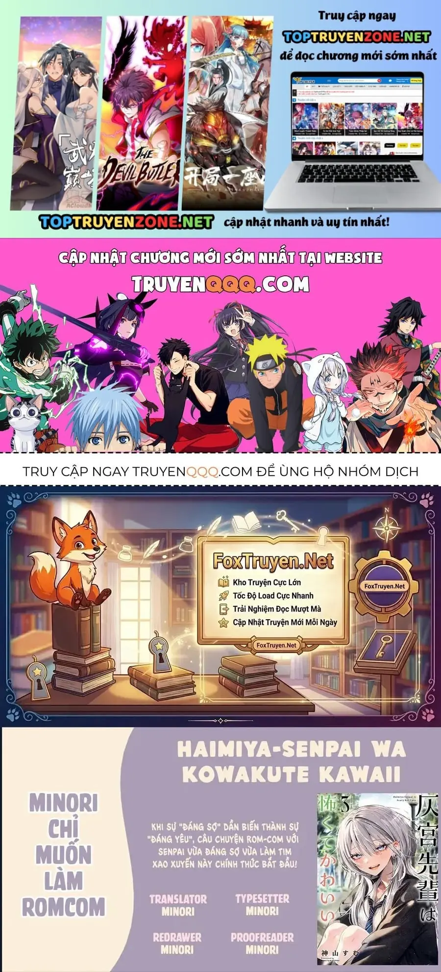 Haimiya-Senpai Wa Kowakute Kawaii Chapter 36 - Trang 3