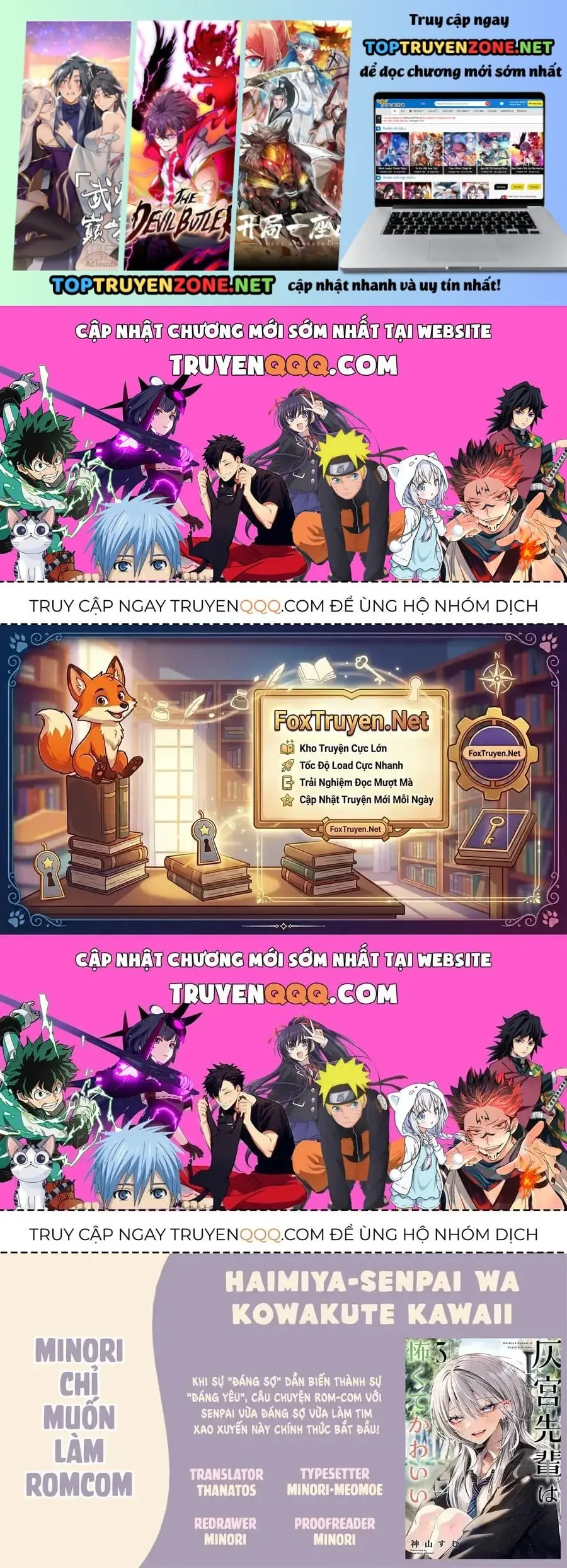 Haimiya-Senpai Wa Kowakute Kawaii Chapter 37 - Trang 3